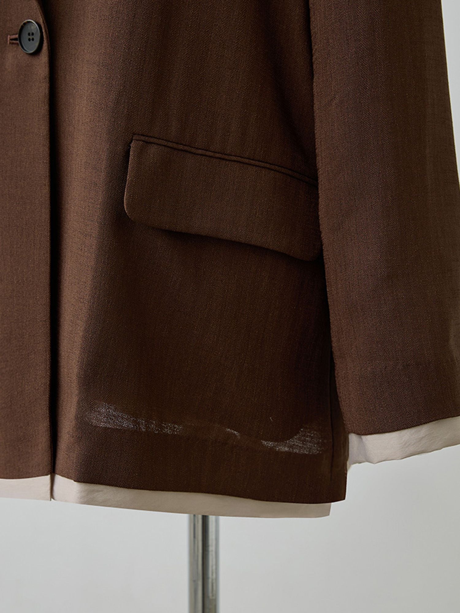 レイヤードシアージャケット