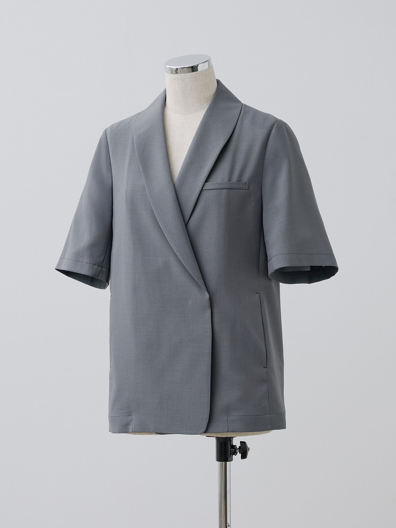 ショールハーフスリーブジャケット