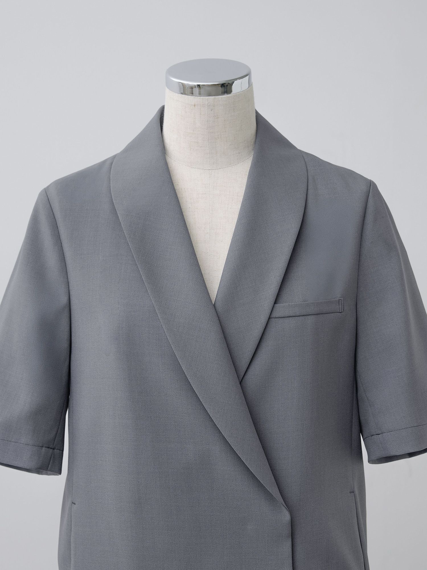 ショールハーフスリーブジャケット