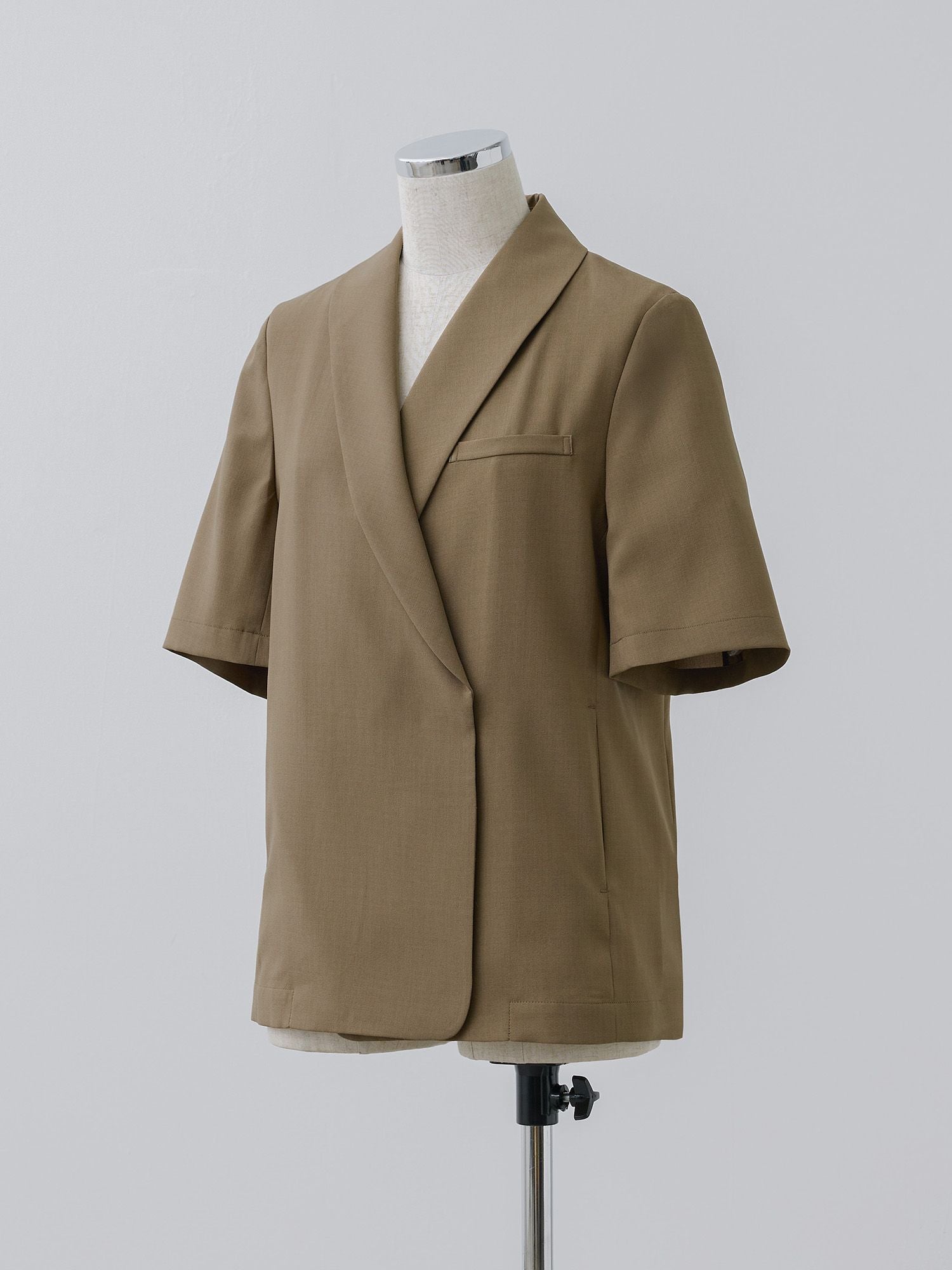 ショールハーフスリーブジャケット