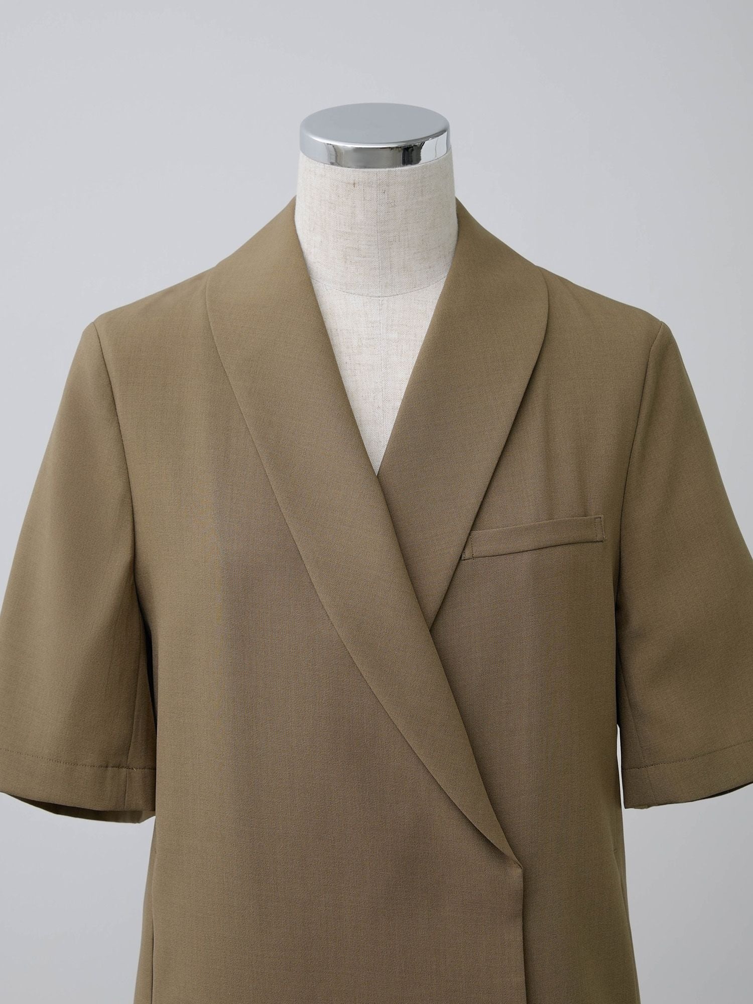 ショールハーフスリーブジャケット