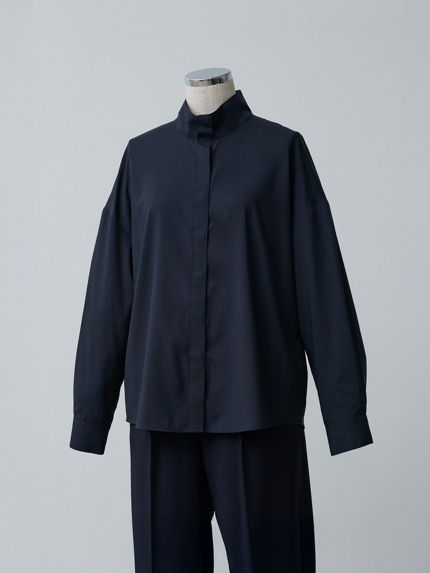 2wayハイネックボウタイシャツ