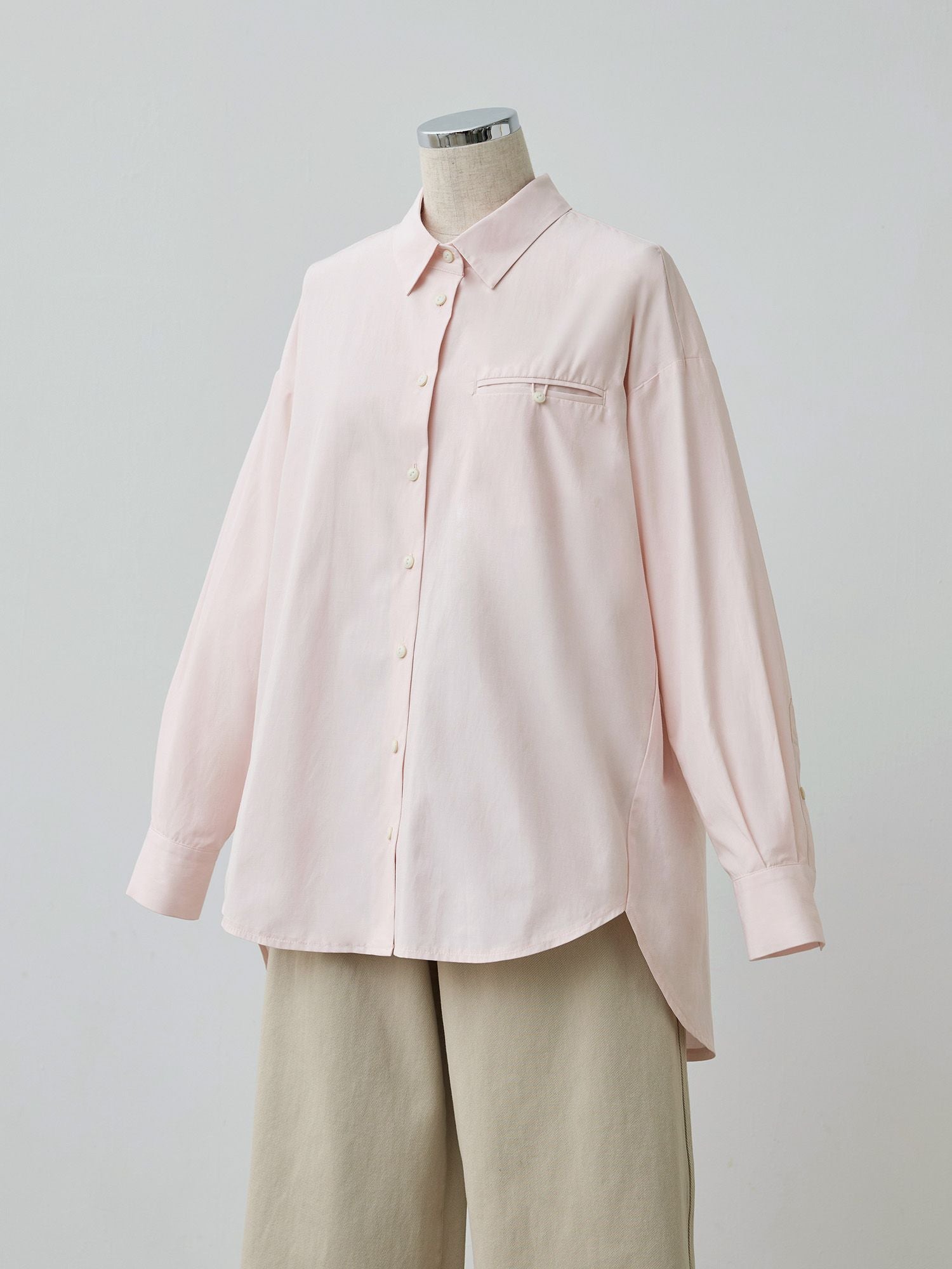 オーバーサイズコットンシャツ