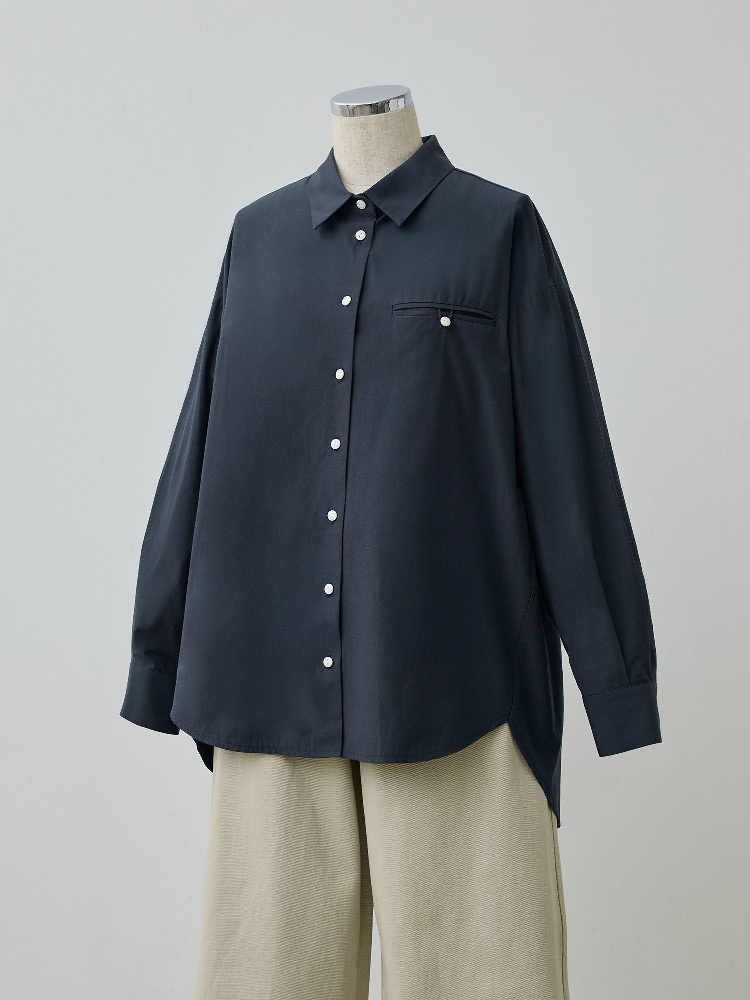 オーバーサイズコットンシャツ