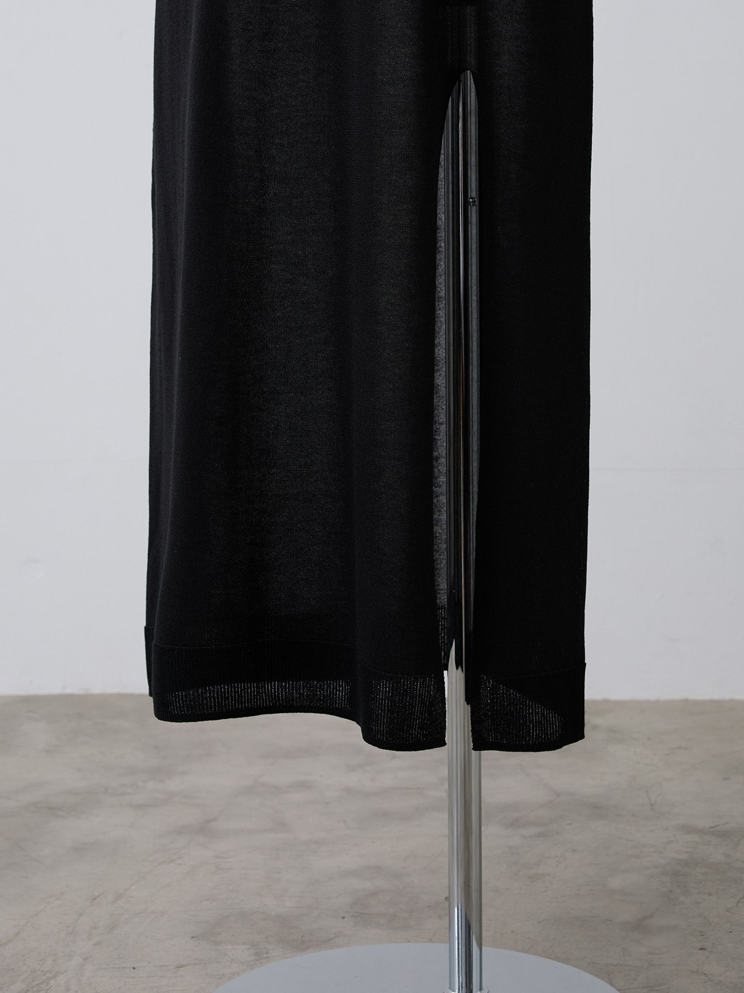 シアーニットストレートワンピース