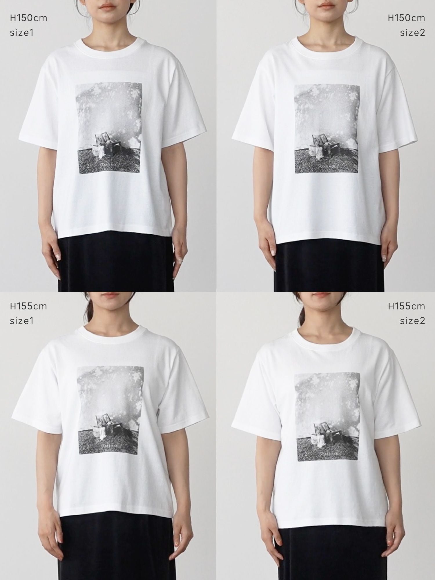 フォトグラフィープリントTシャツ