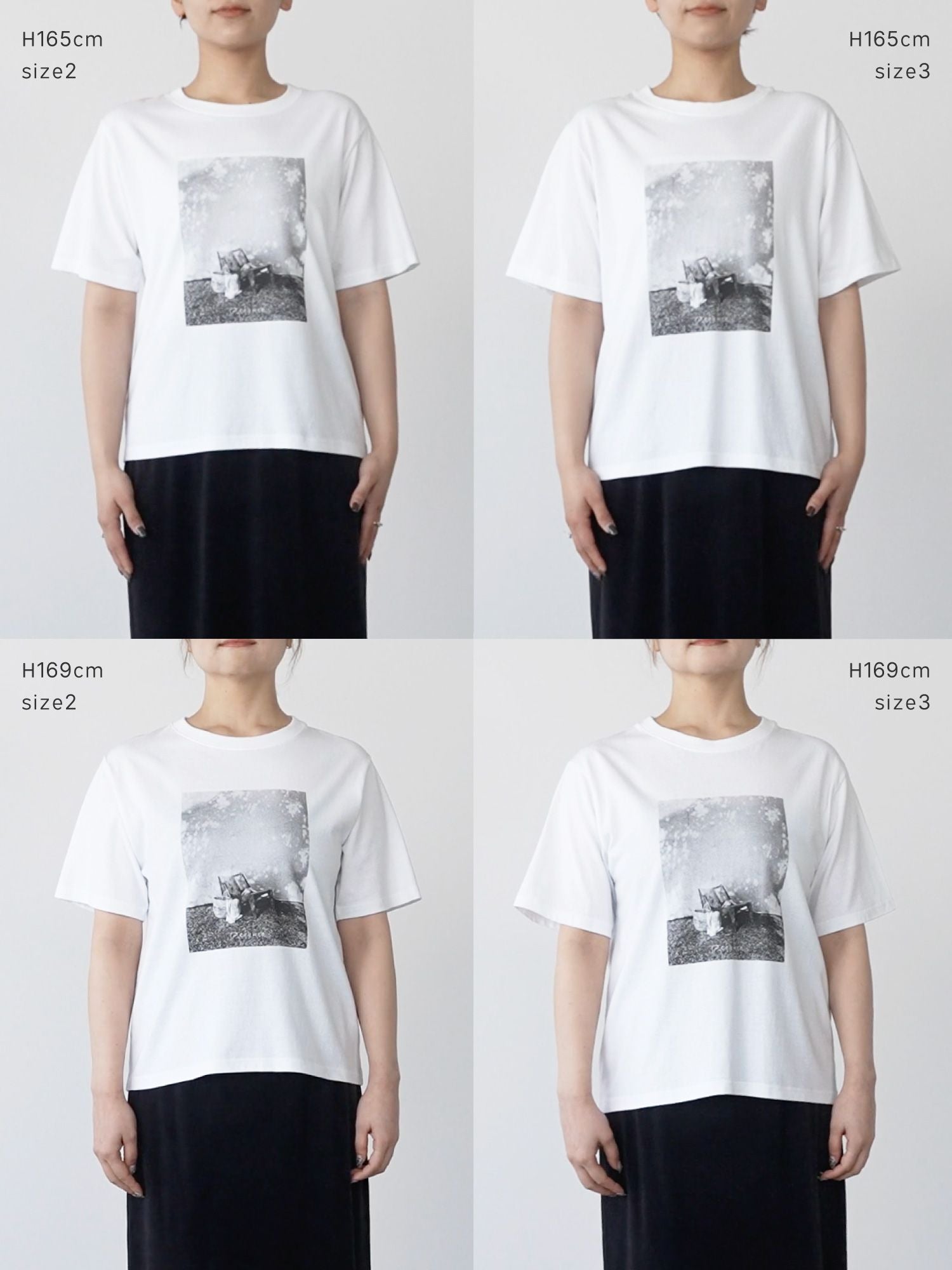 フォトグラフィープリントTシャツ