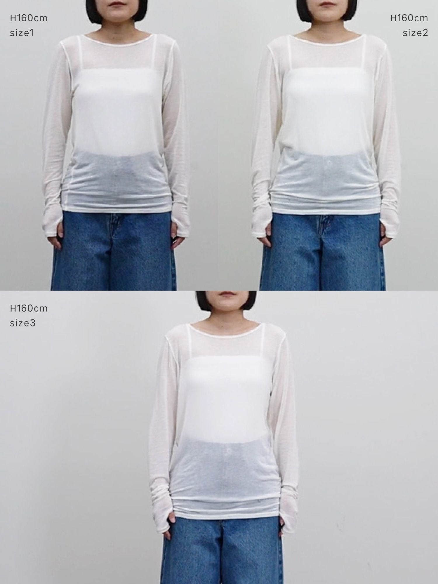 シルクブレンドボートネックロンT