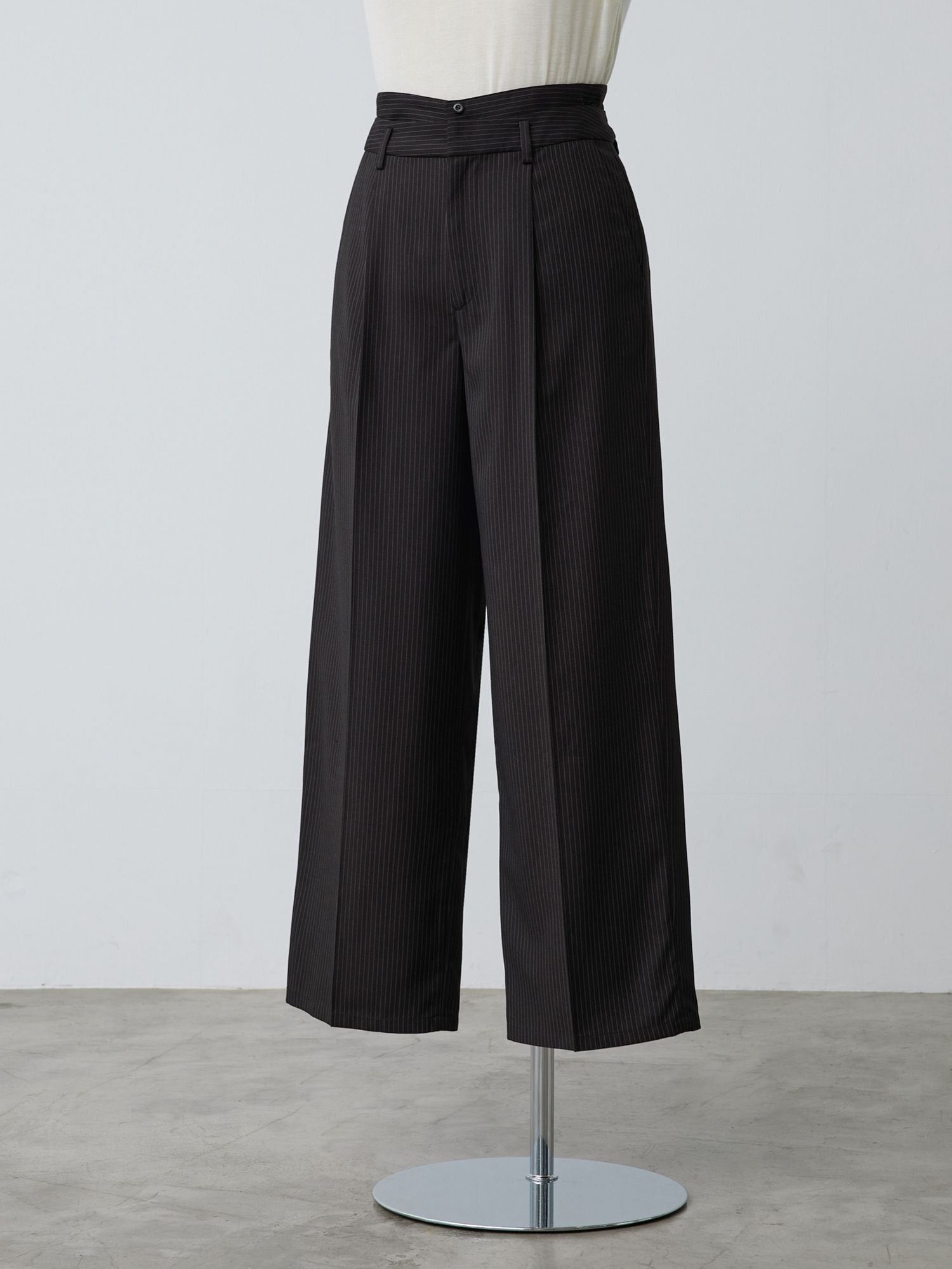 2wayレイヤードストレートパンツ