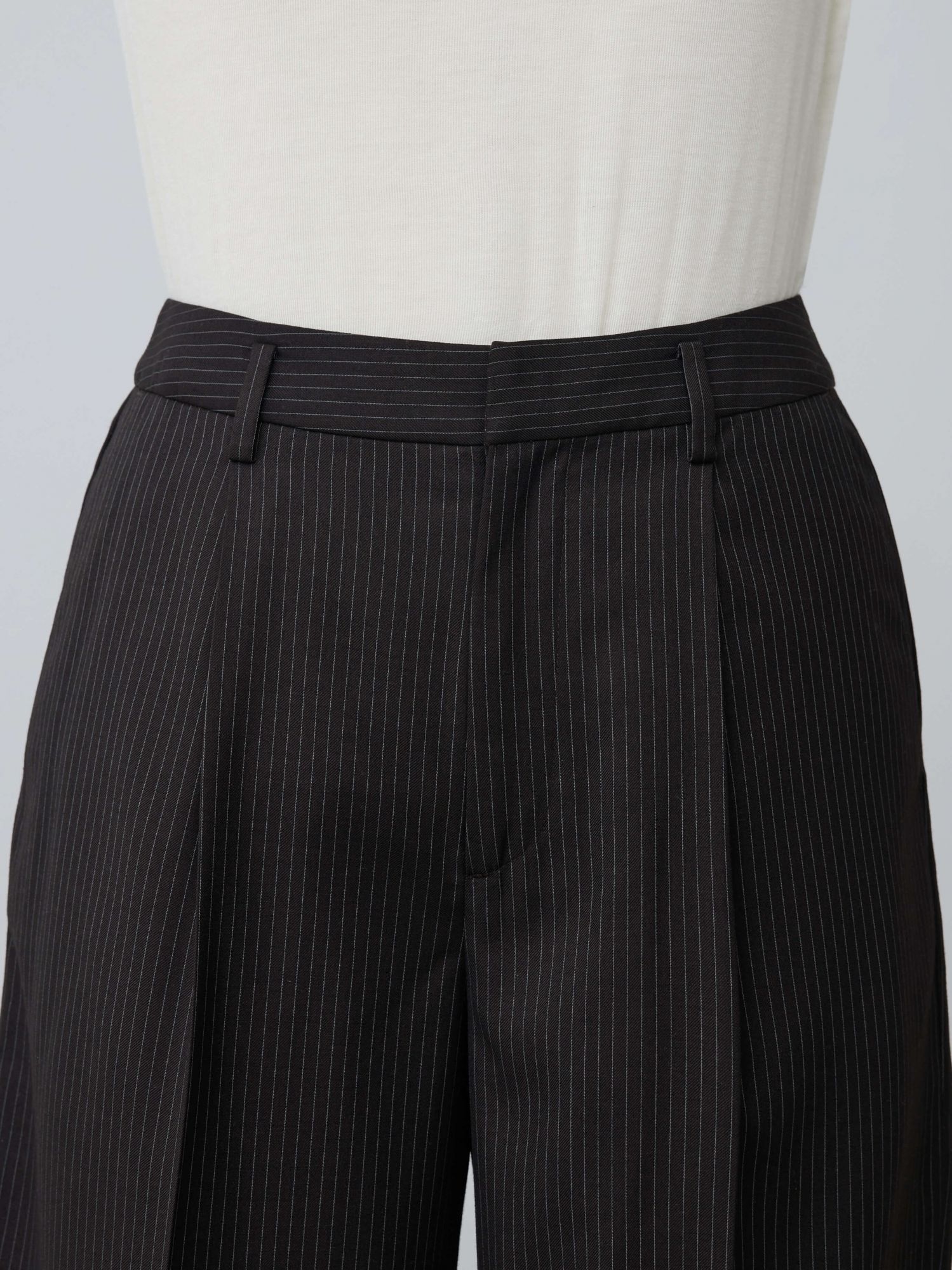 2wayレイヤードストレートパンツ