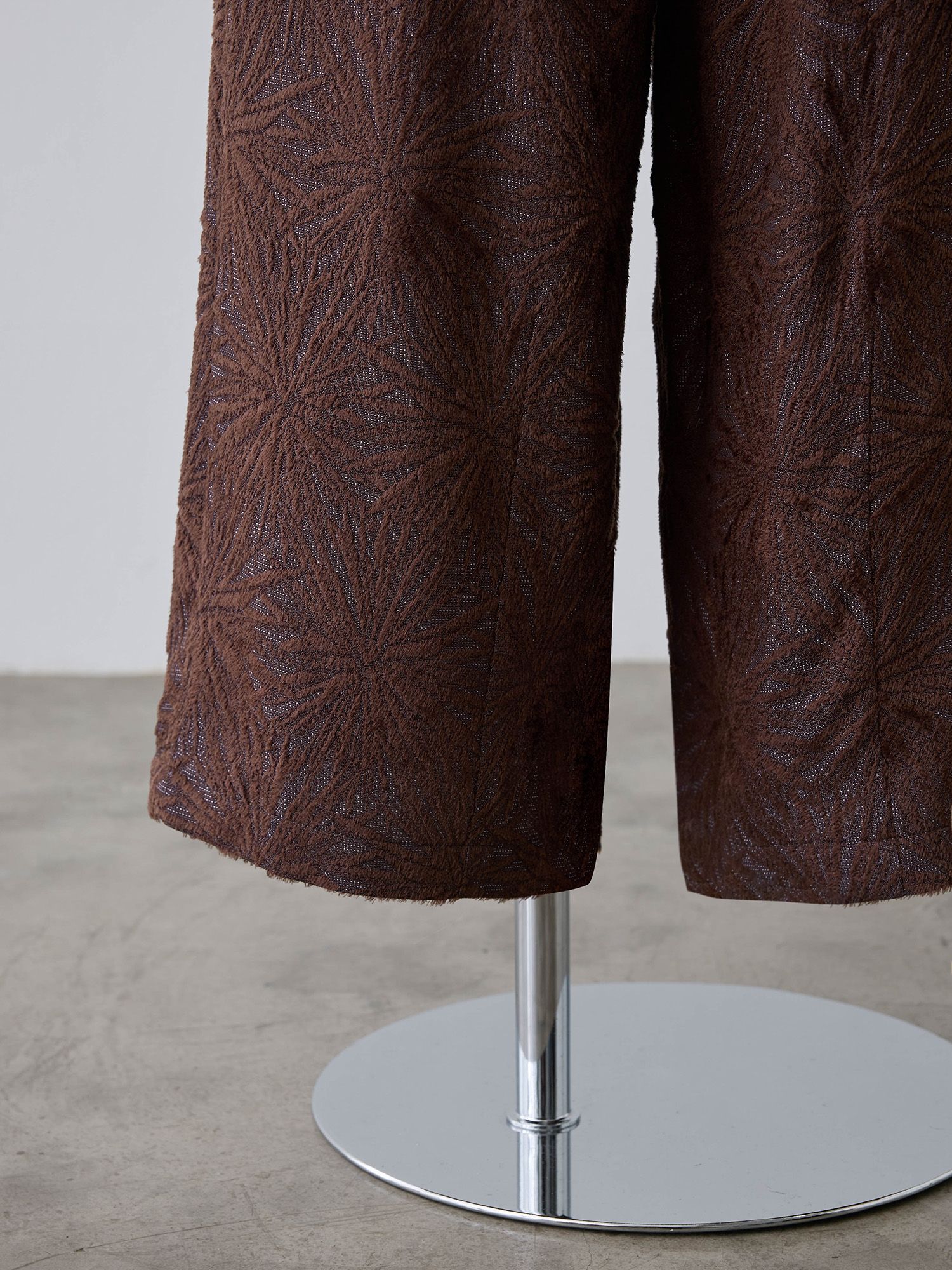 トリアセテートジャカードパンツ