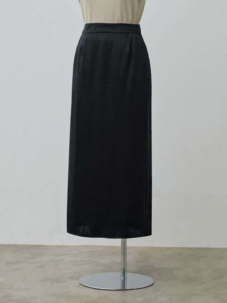 ラップレイヤードIラインスカート