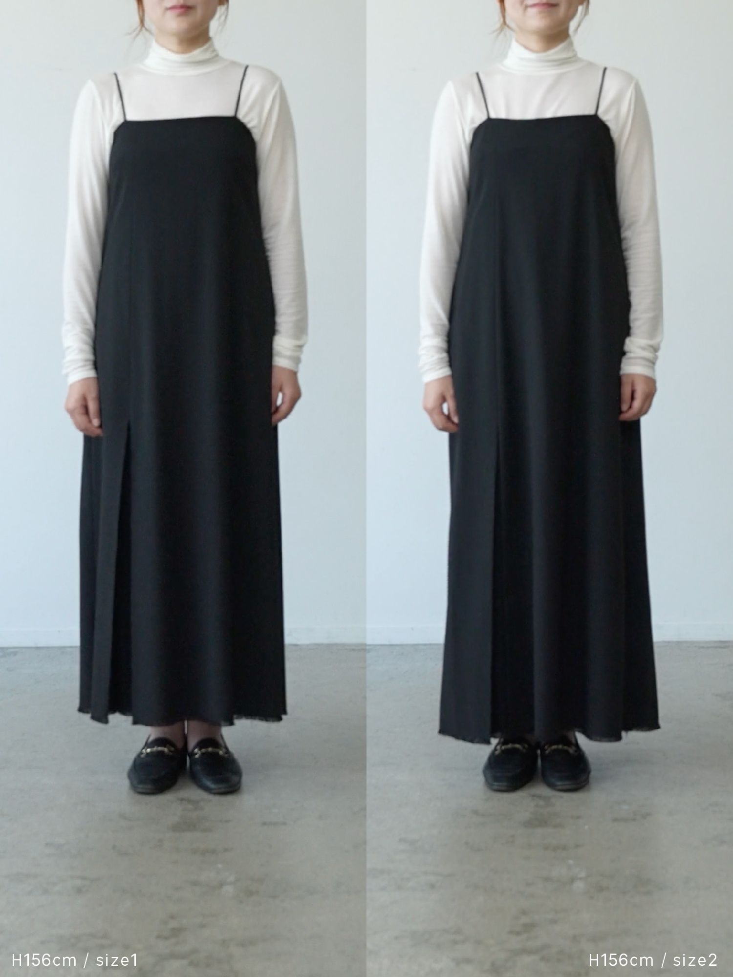 ボックスタックキャミワンピース