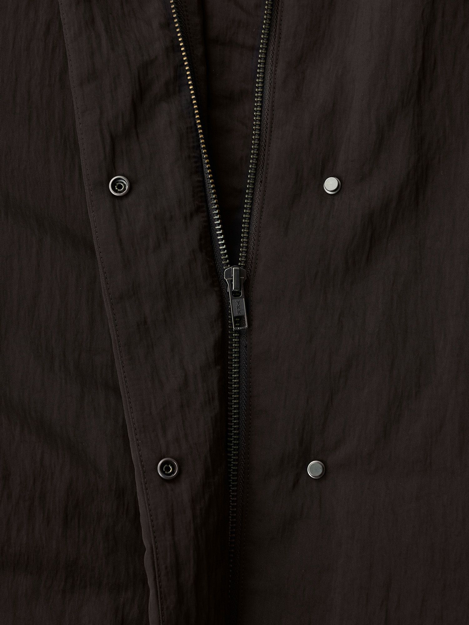 2wayノーカラーパファーコート