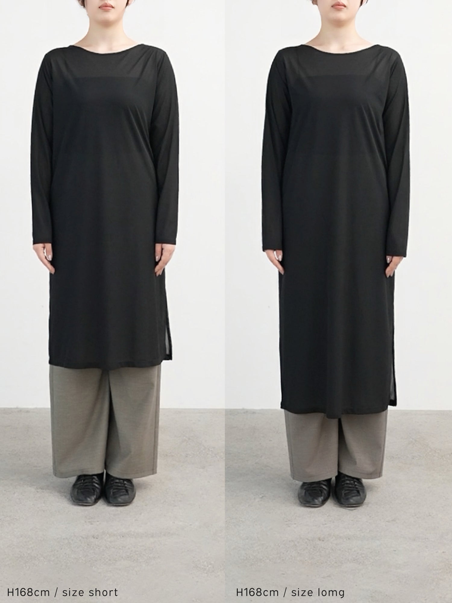 crewre online store / サイドスリットシアーワンピース