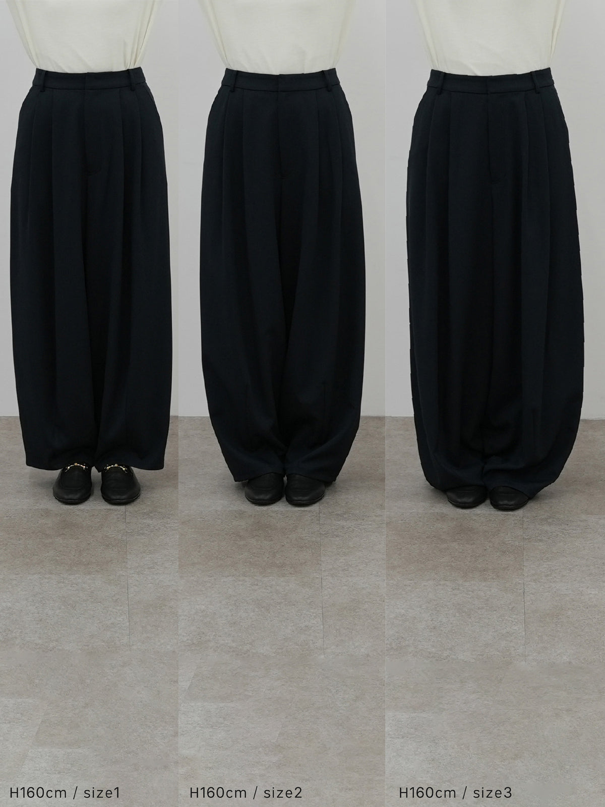タックワイドコクーントラウザー