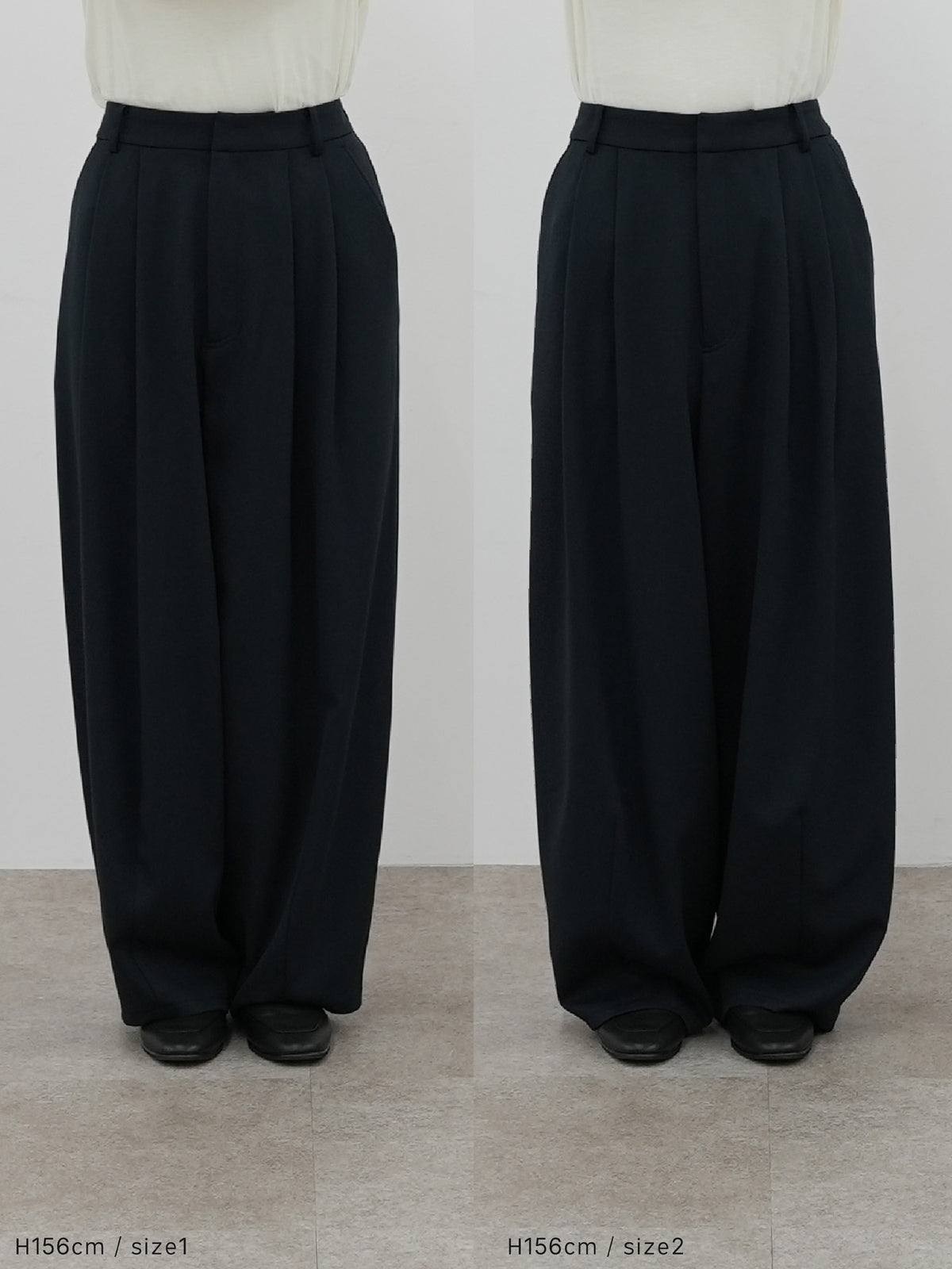 タックワイドコクーントラウザー