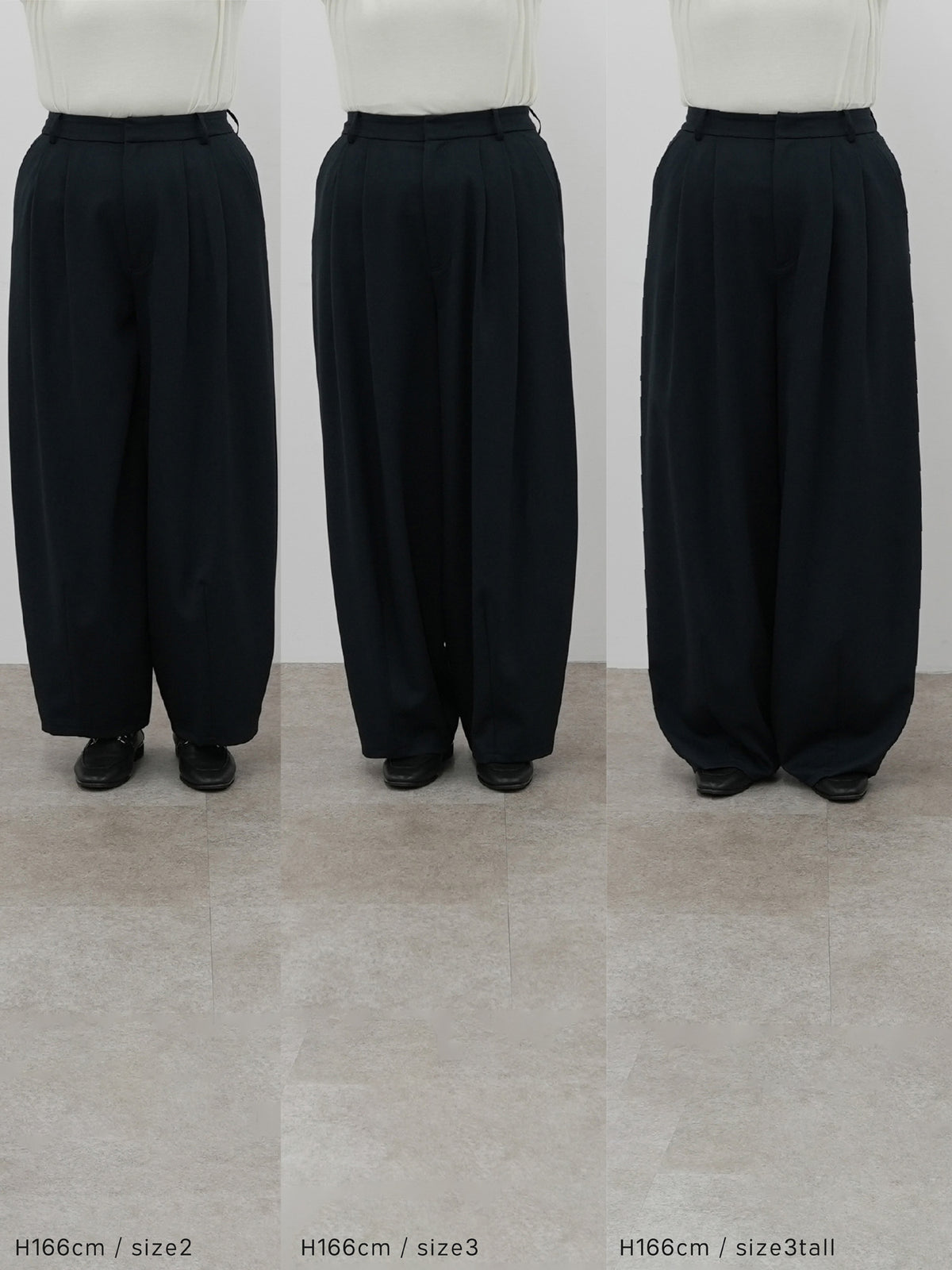 タックワイドコクーントラウザー
