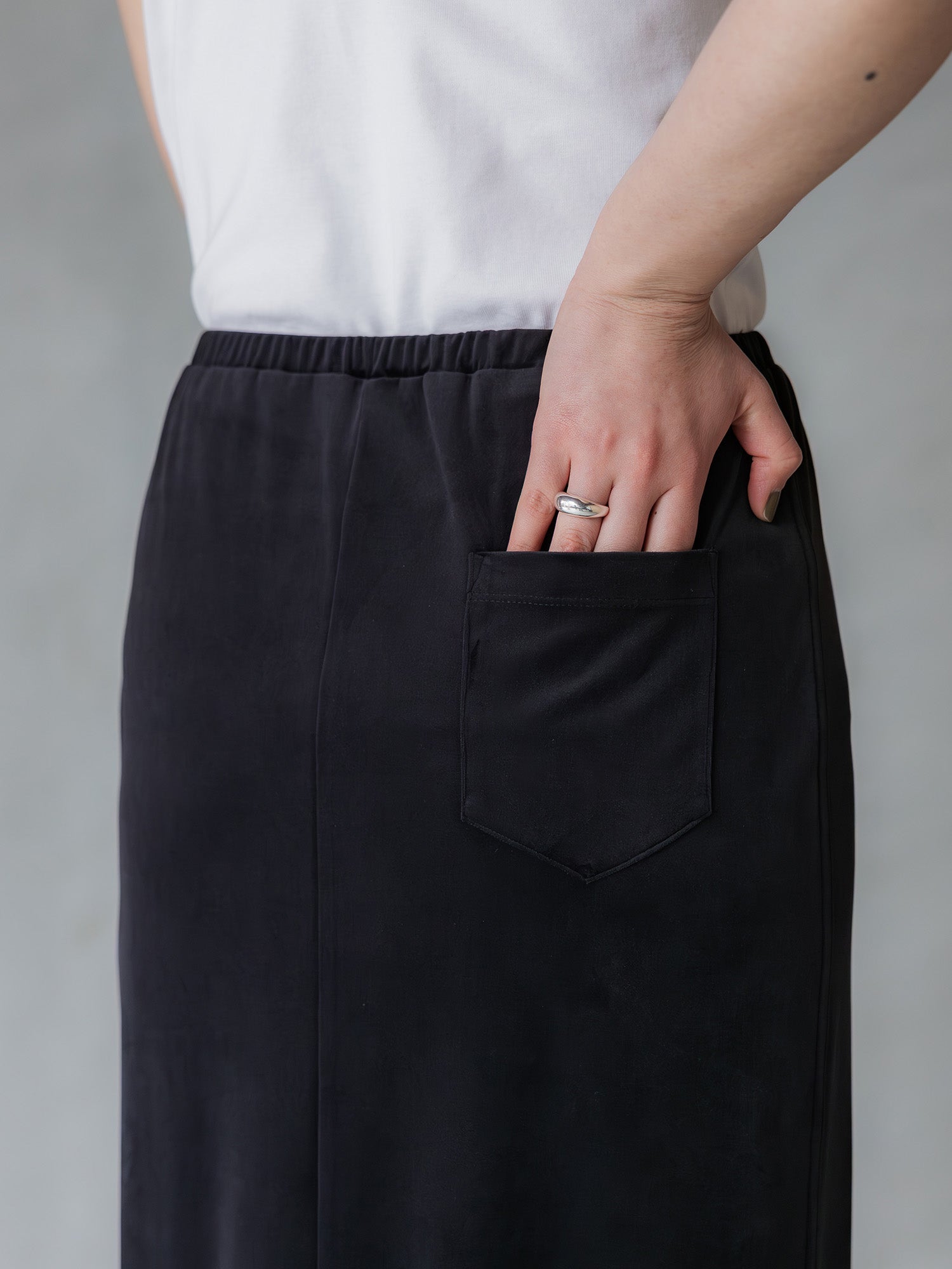 crewre online store / ストレッチベロアストレートスカート