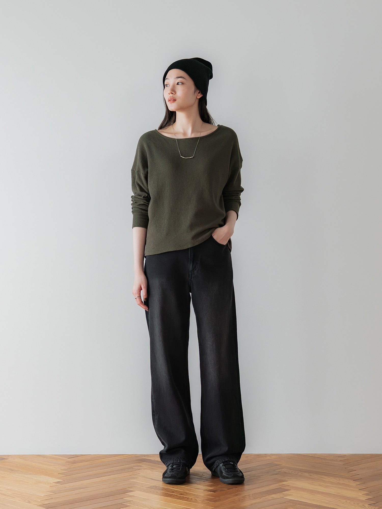 crewre online store / アジャスタブルIラインデニムパンツ