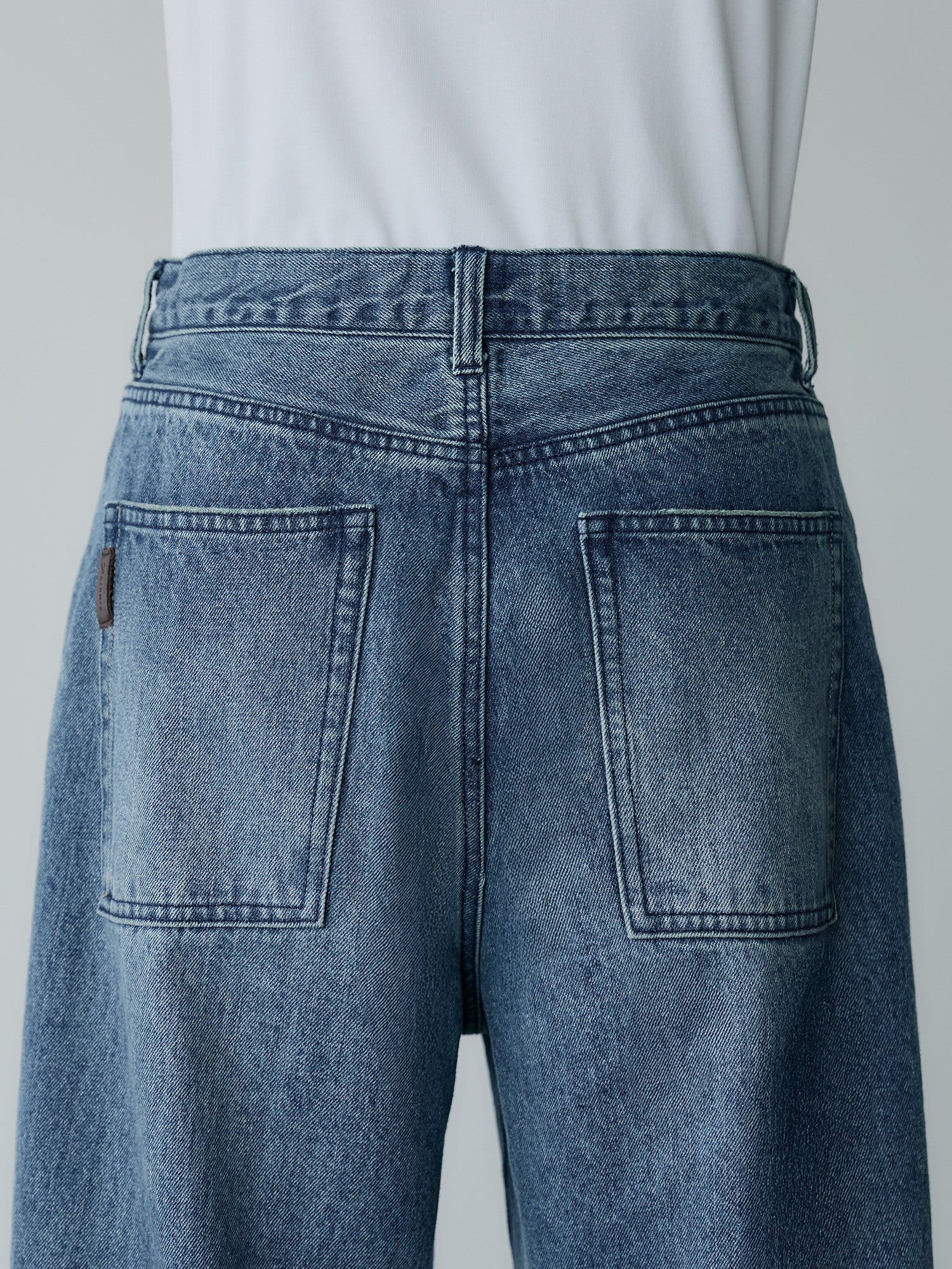 crewre online store / アジャスタブルIラインデニムパンツ