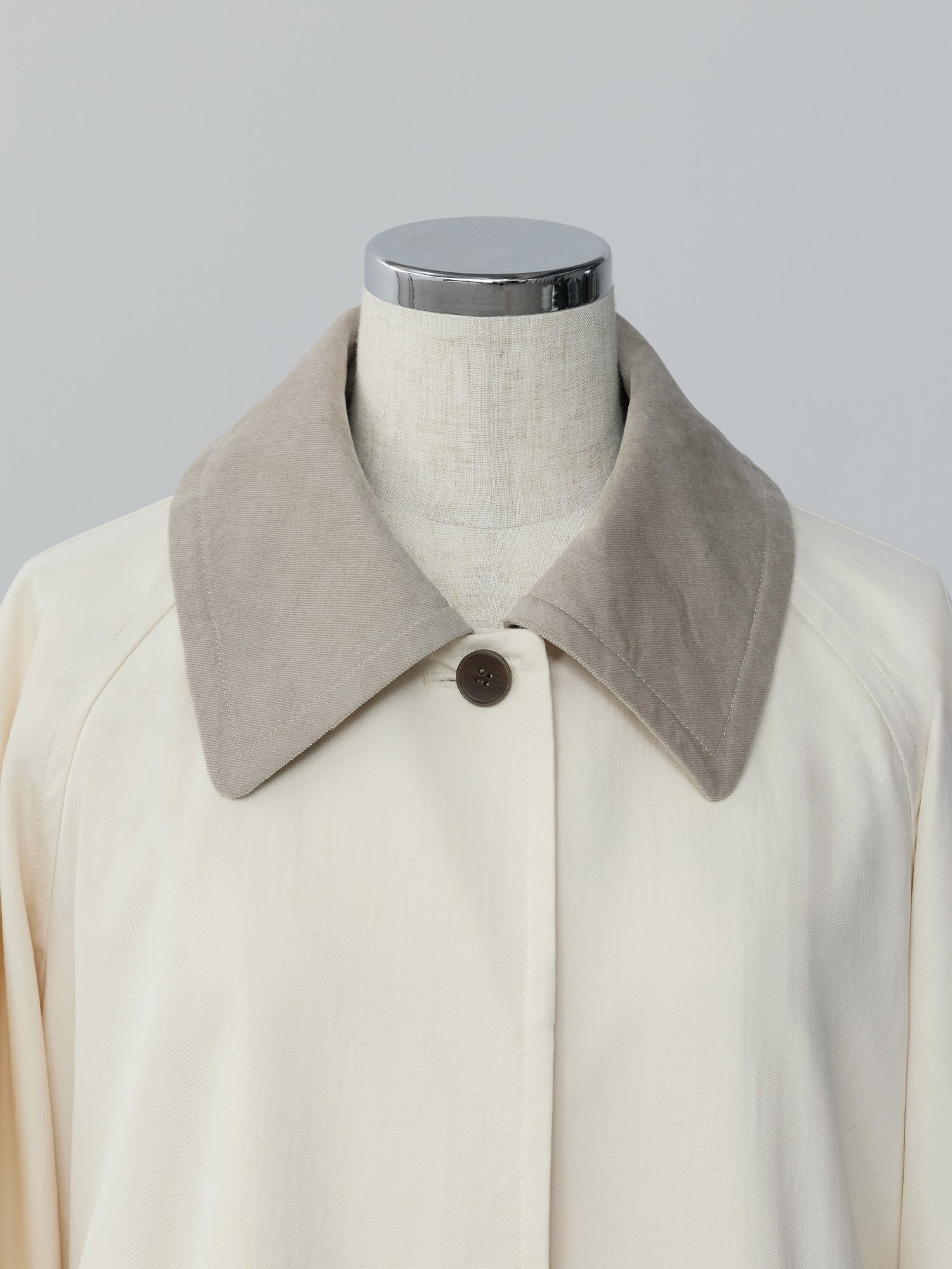 2wayカラーツイルロングコート