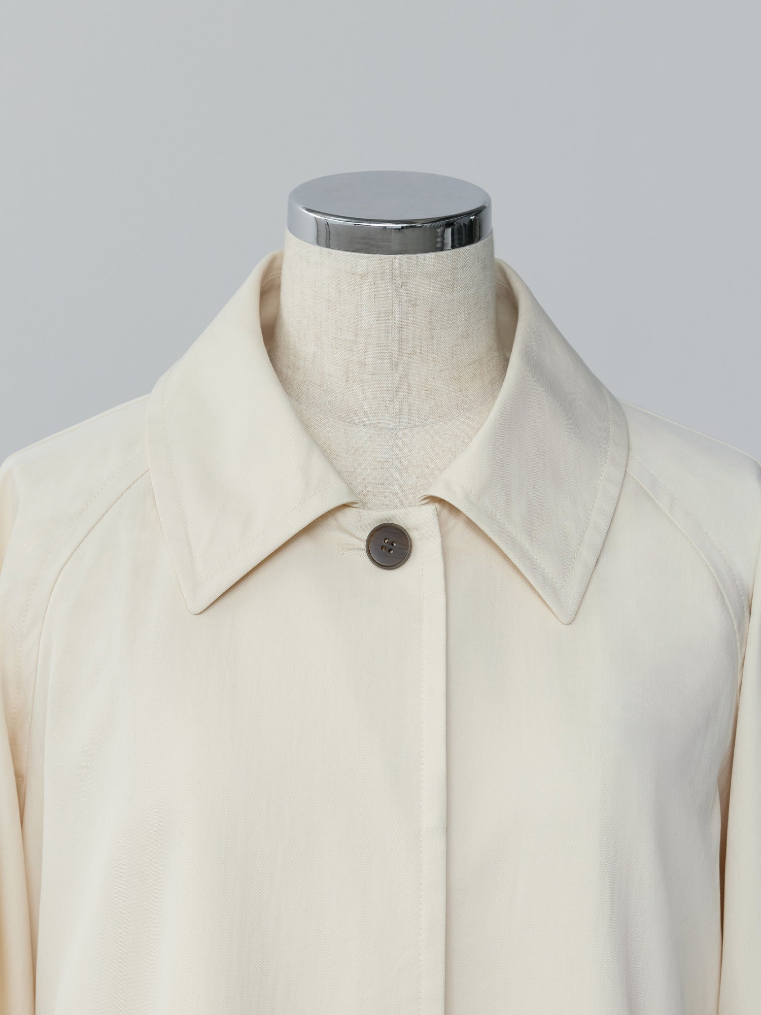crewre 2wayカラーツイルロングコート ivory 3 crewre online store / 2wayカラーツイルロングコート