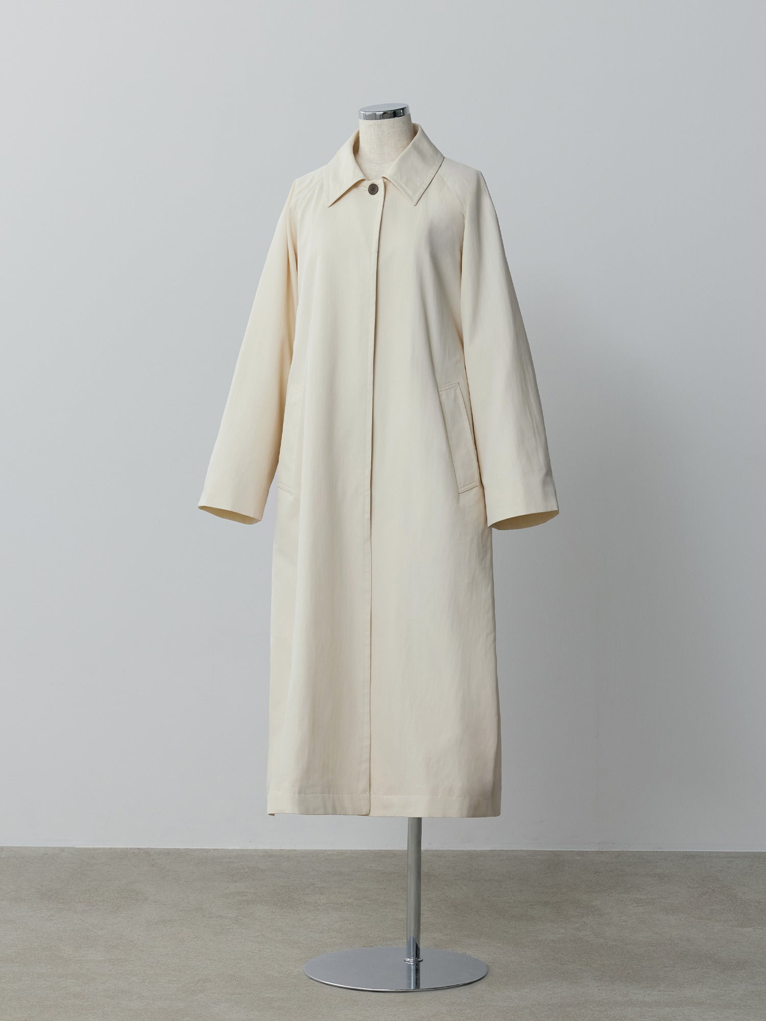 2wayカラーツイルロングコート