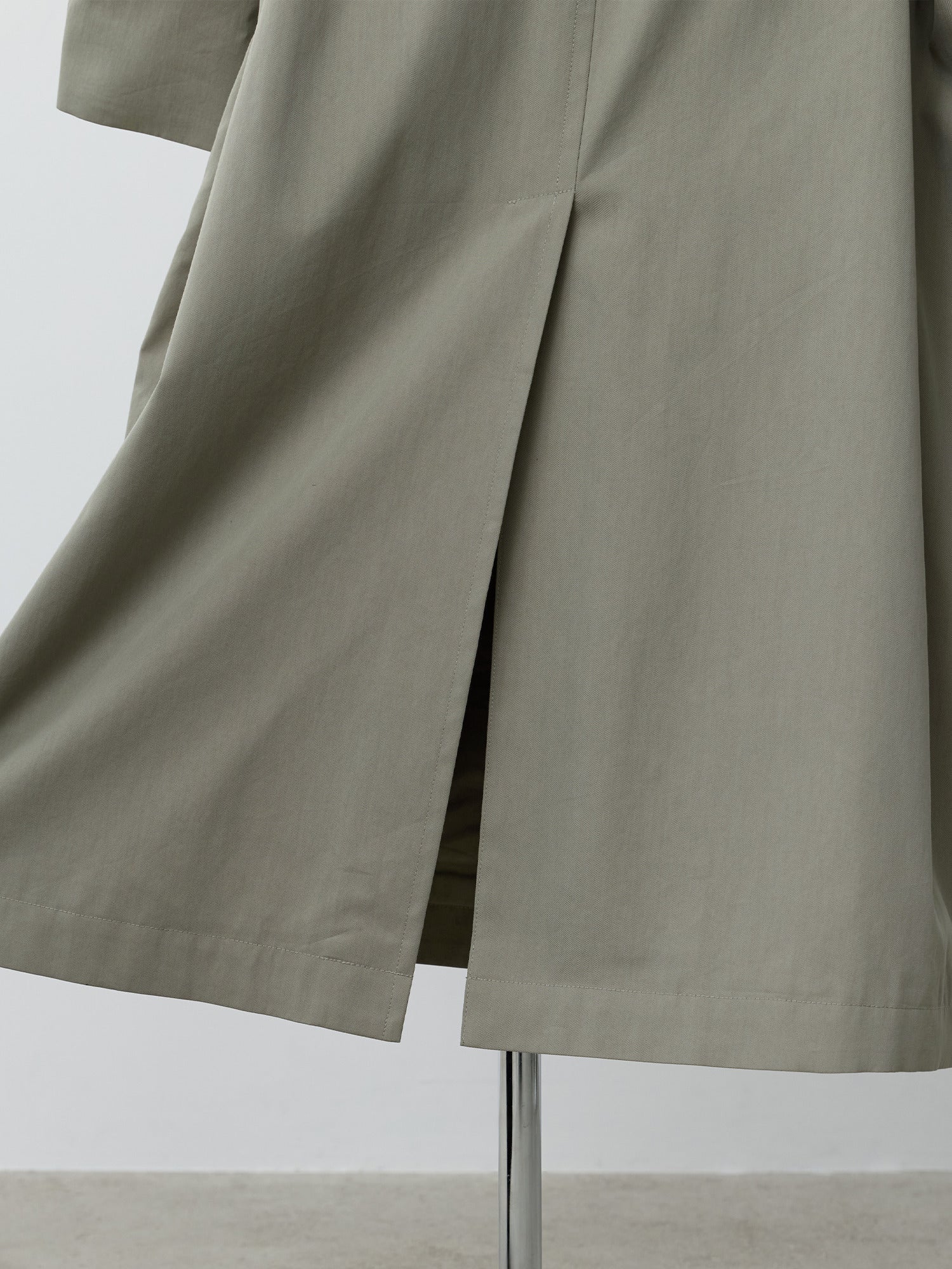 2wayカラーツイルロングコート