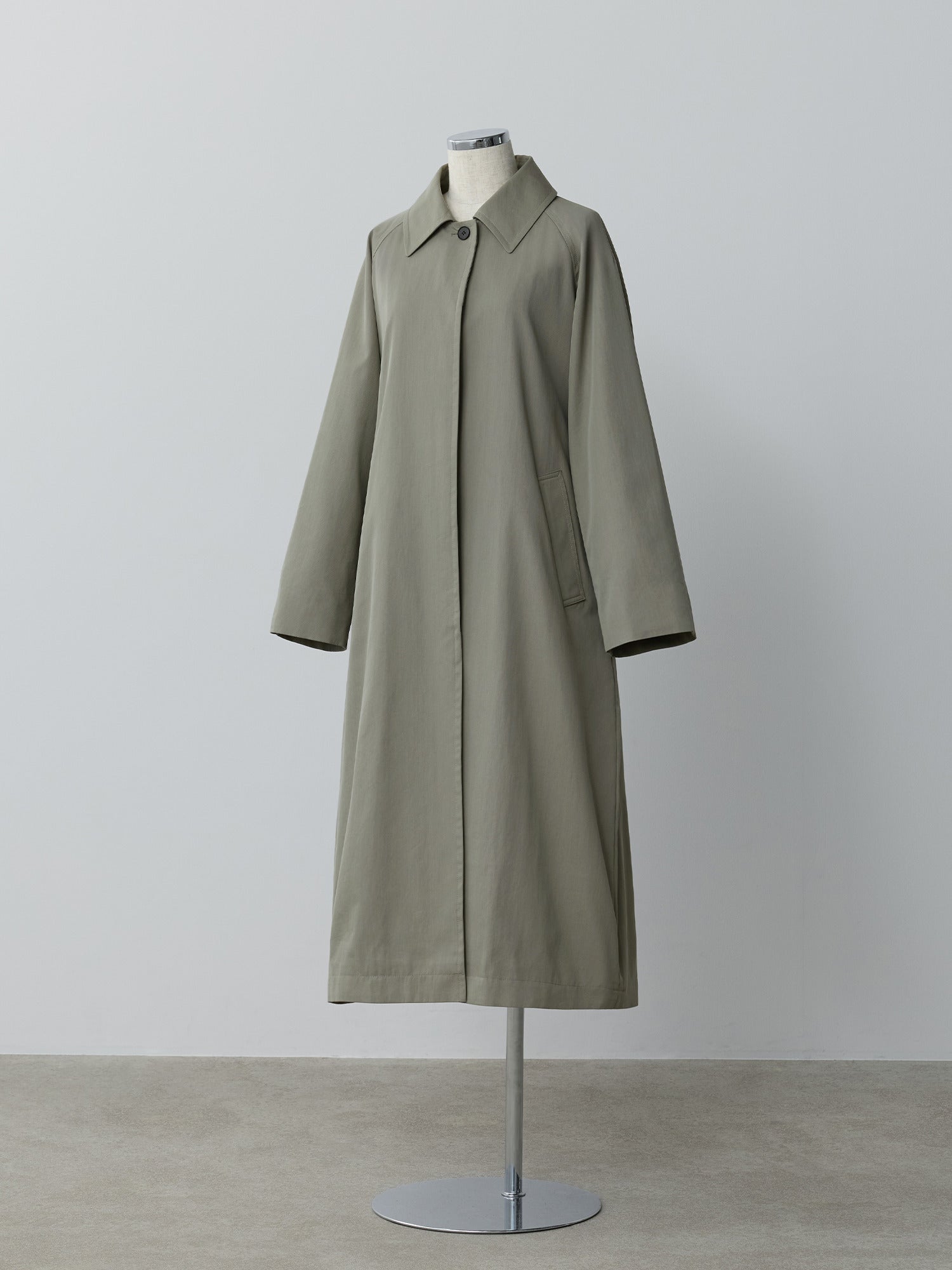 2wayカラーツイルロングコート