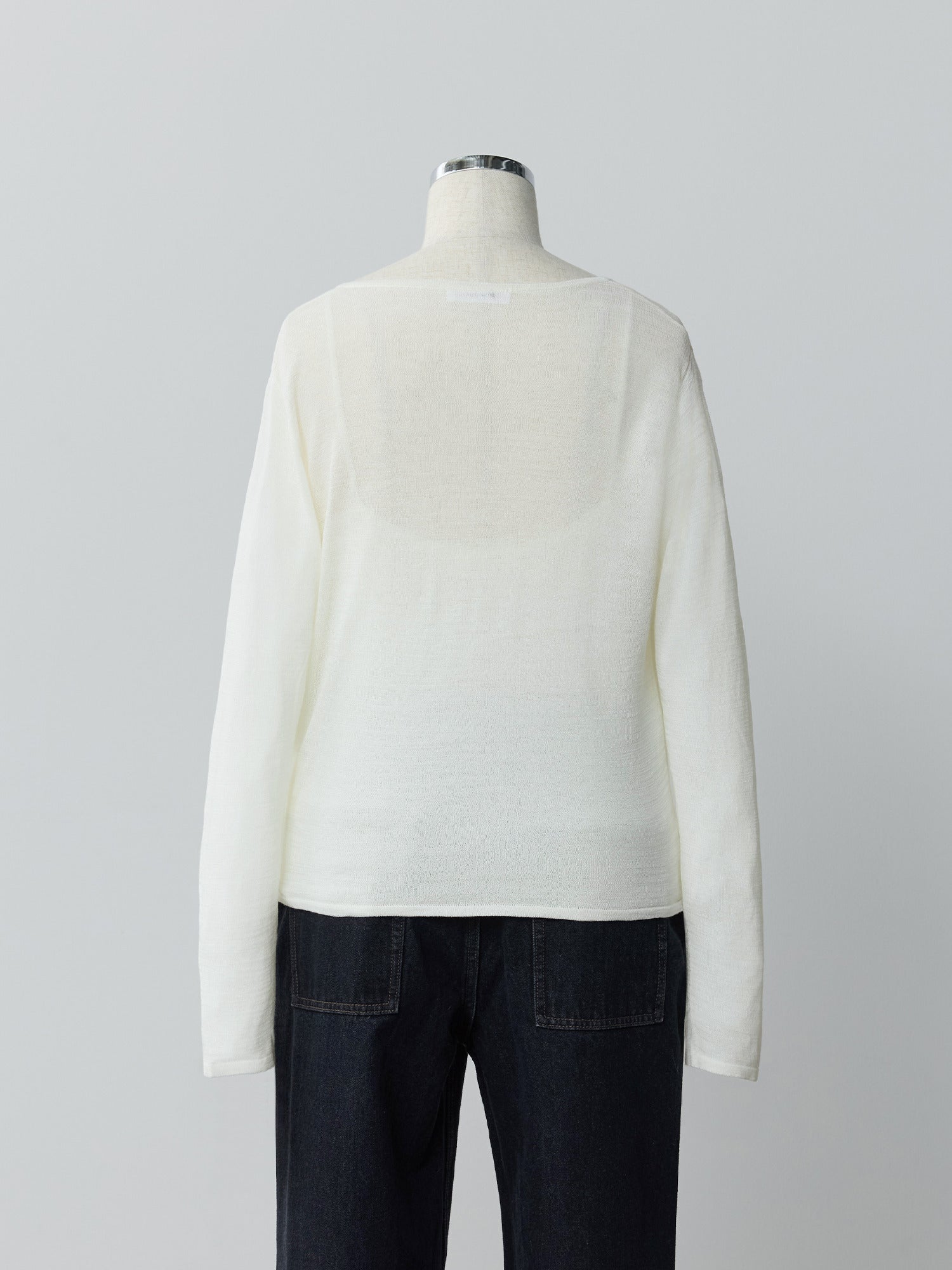 argue カシュクールニット ホワイト ドッキングカシュクールニット[品番：MKSW0062497]｜MURUA（ムルーア