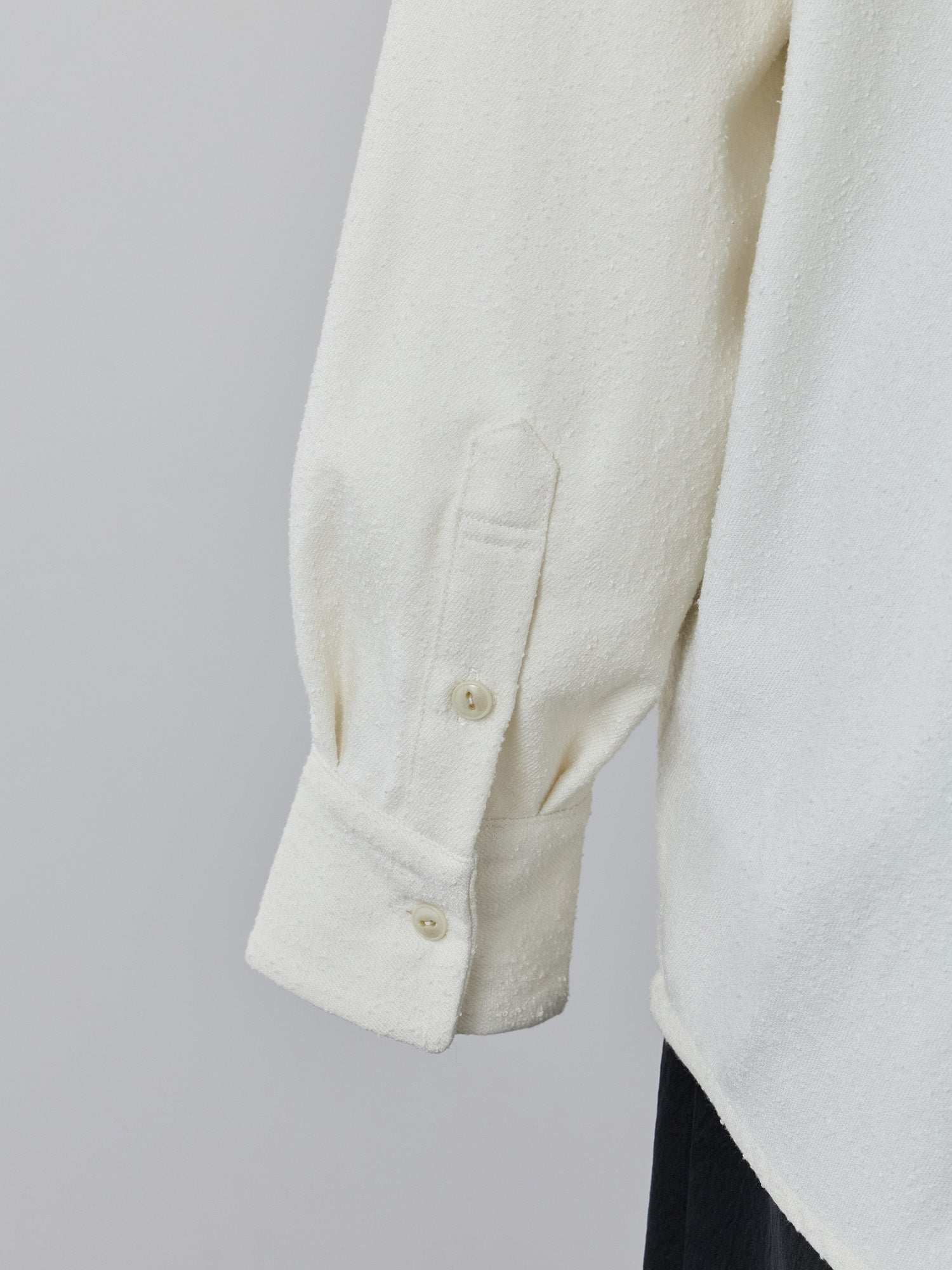 先行販売 シームポケットテクスチャーシャツ