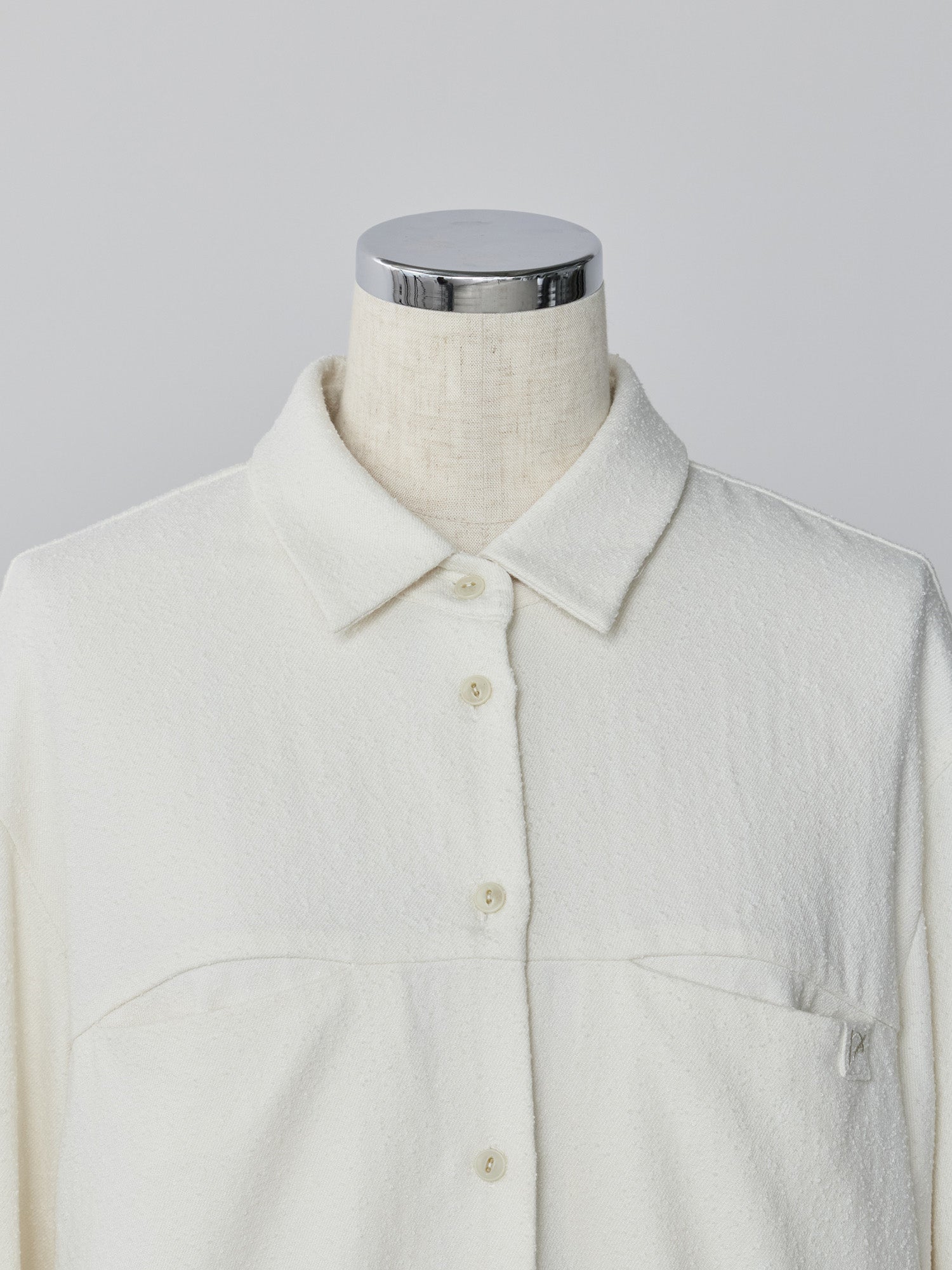 先行販売 シームポケットテクスチャーシャツ