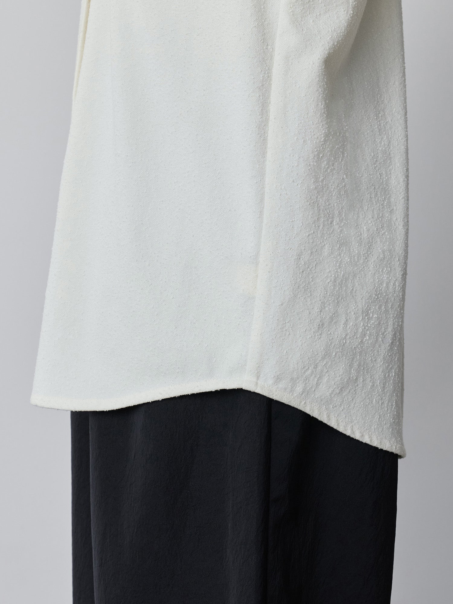 先行販売 シームポケットテクスチャーシャツ