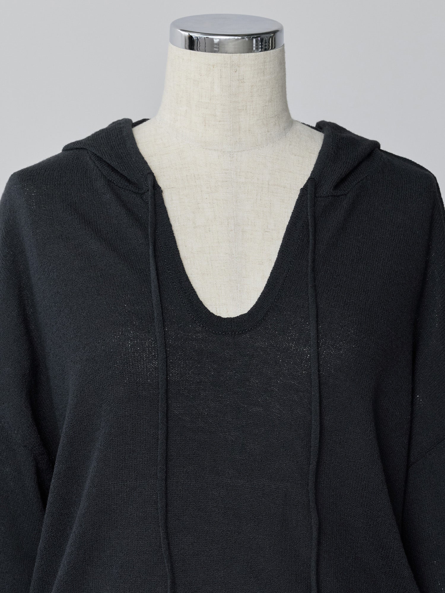 crewre online store / キーネックシアーニットフーディ