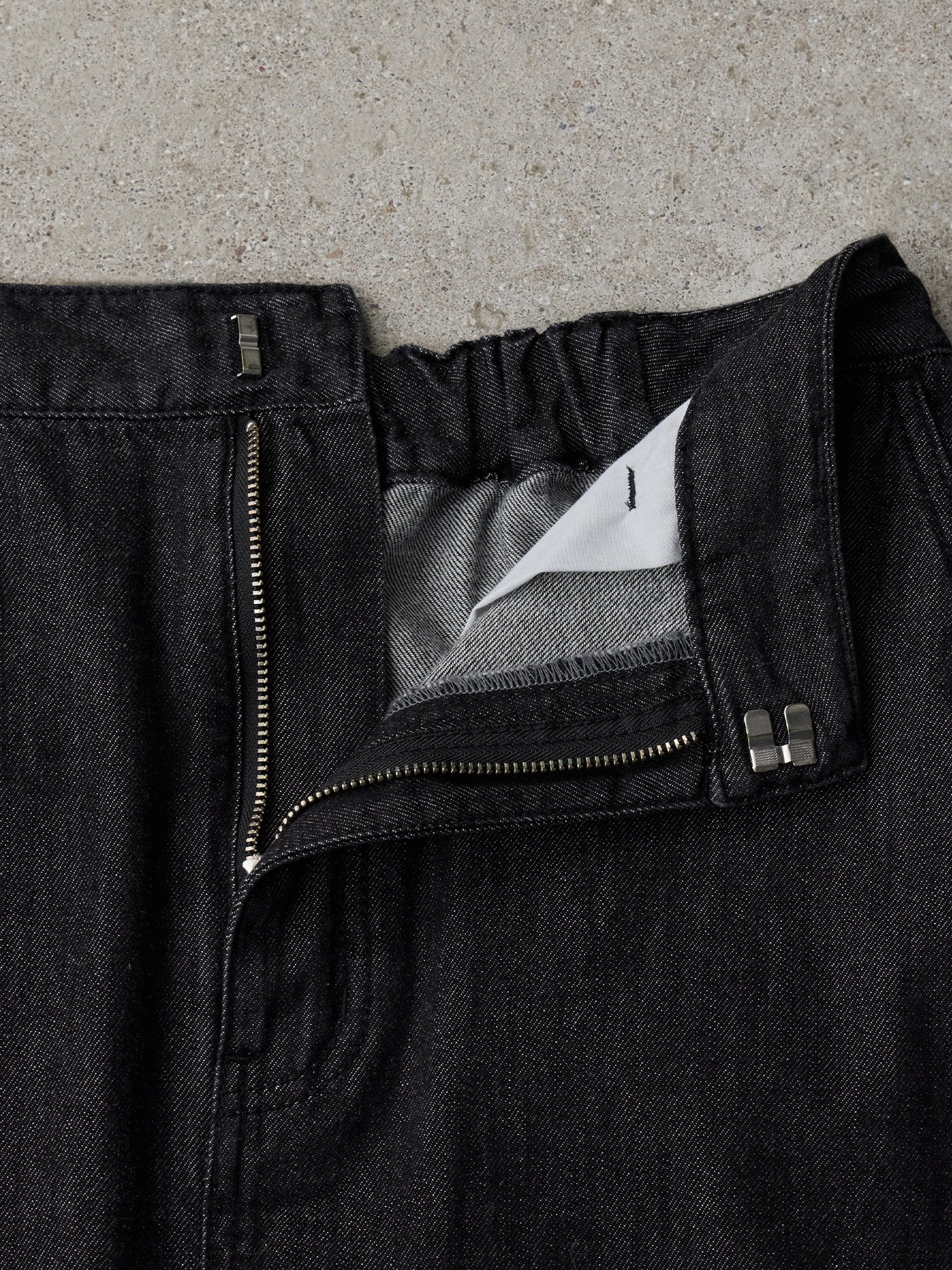crewre ミニマルIラインデニムスカート black size1 crewre online store / ミニマルIラインデニムスカート