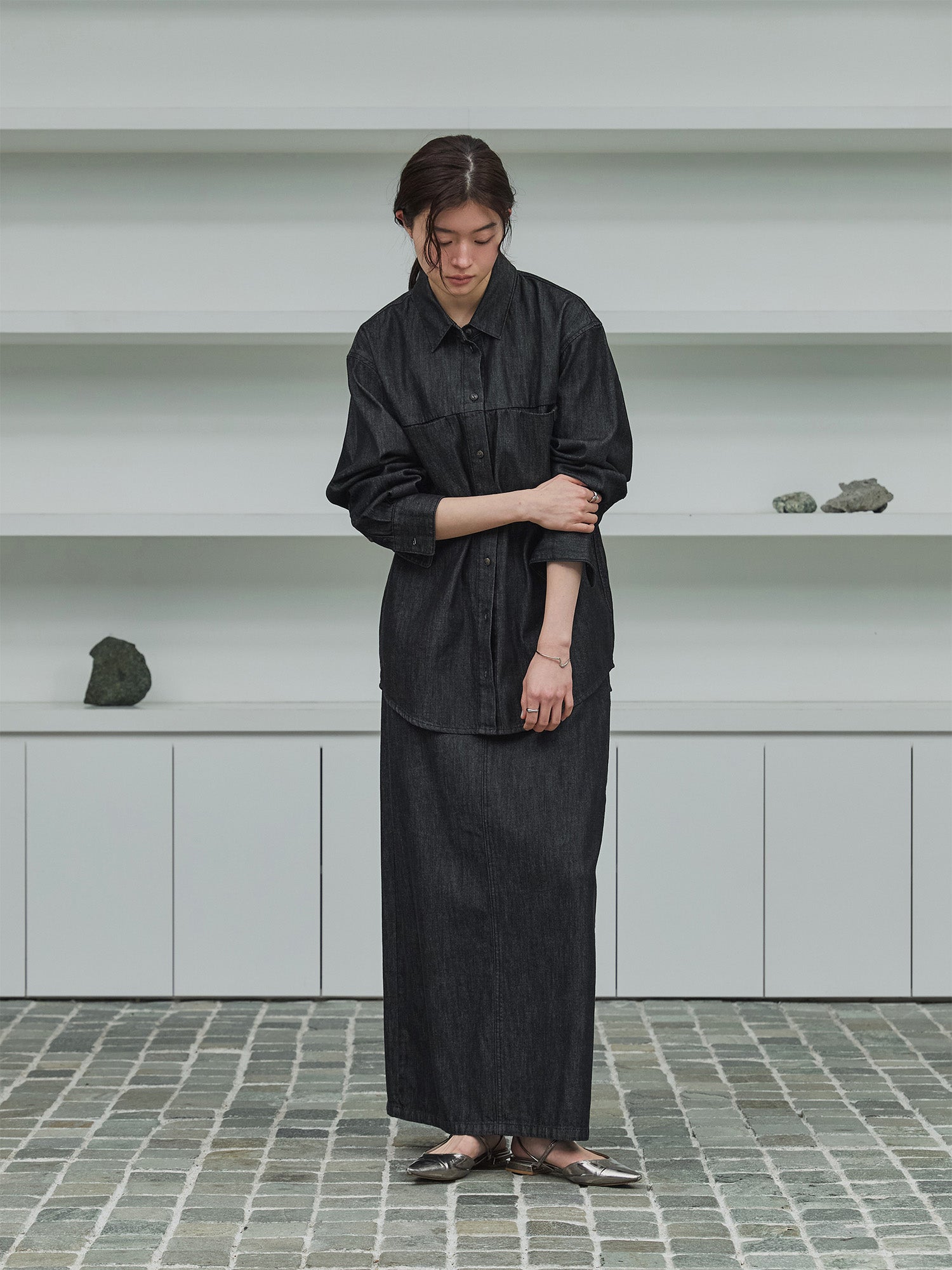 crewre シームポケットテクスチャーシャツ　Black size 2 crewre online store / シームポケットテクスチャーシャツ