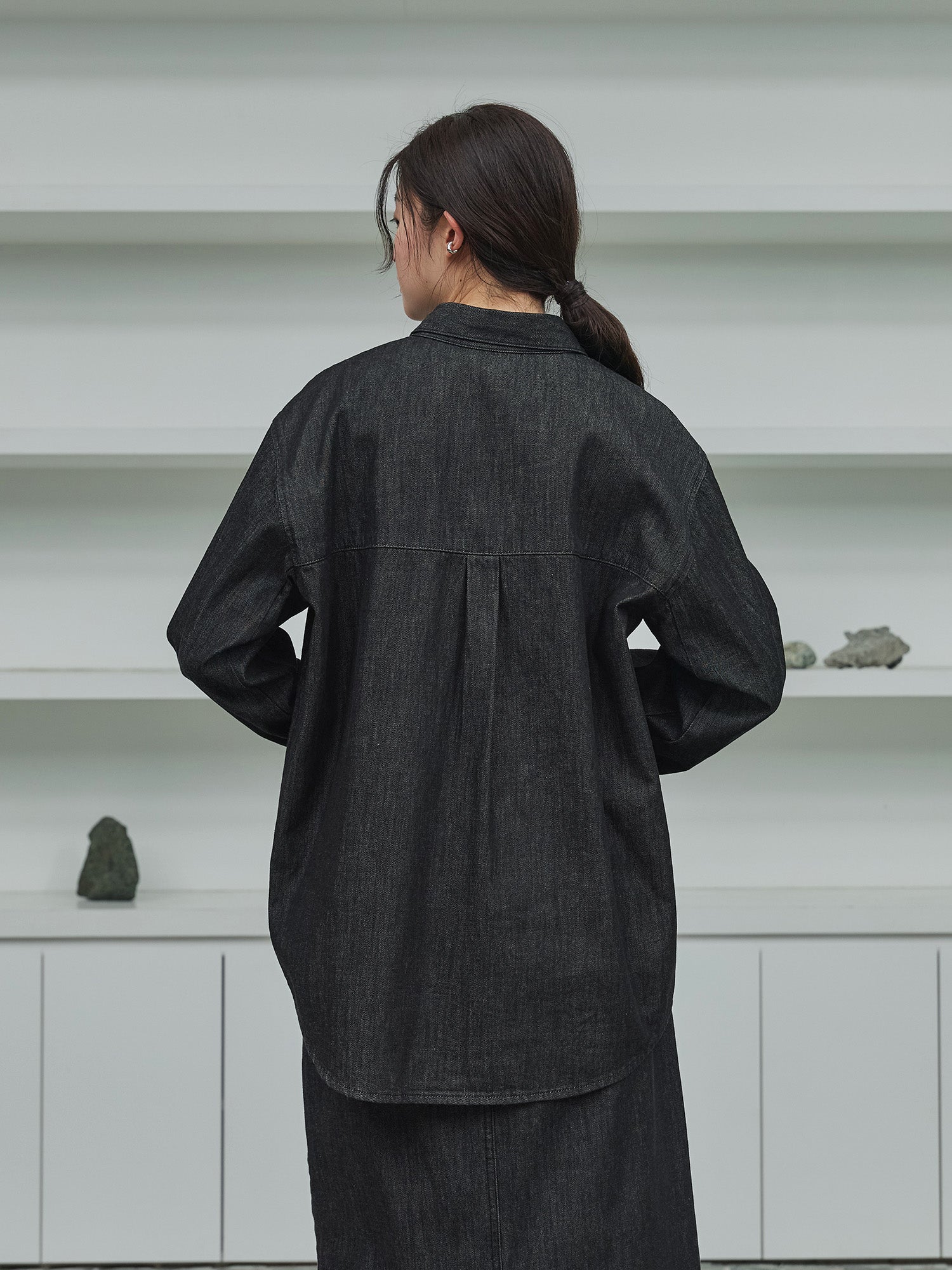 crewre online store / シームポケットテクスチャーシャツ