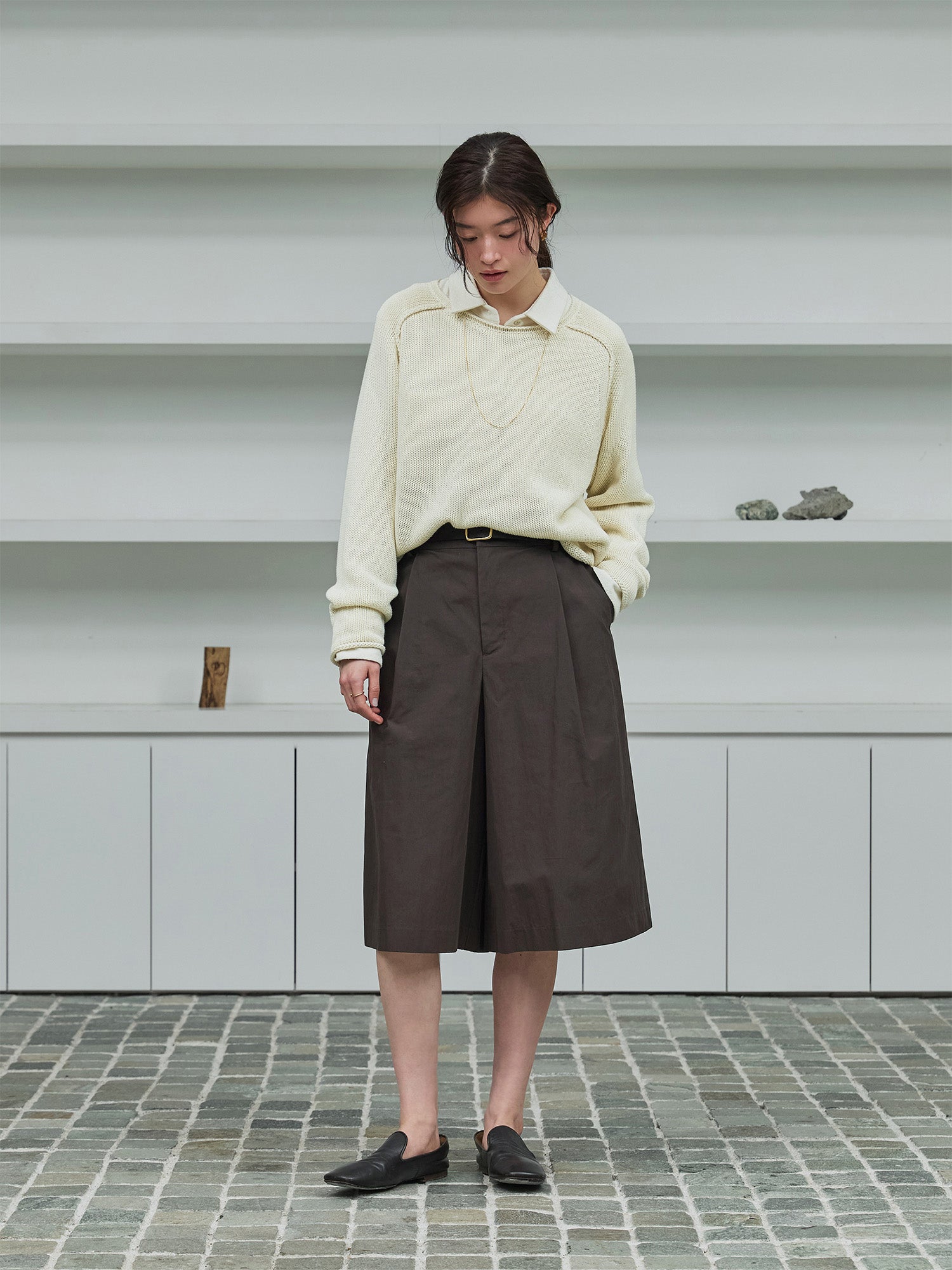 crewre online store / シームポケットテクスチャーシャツ