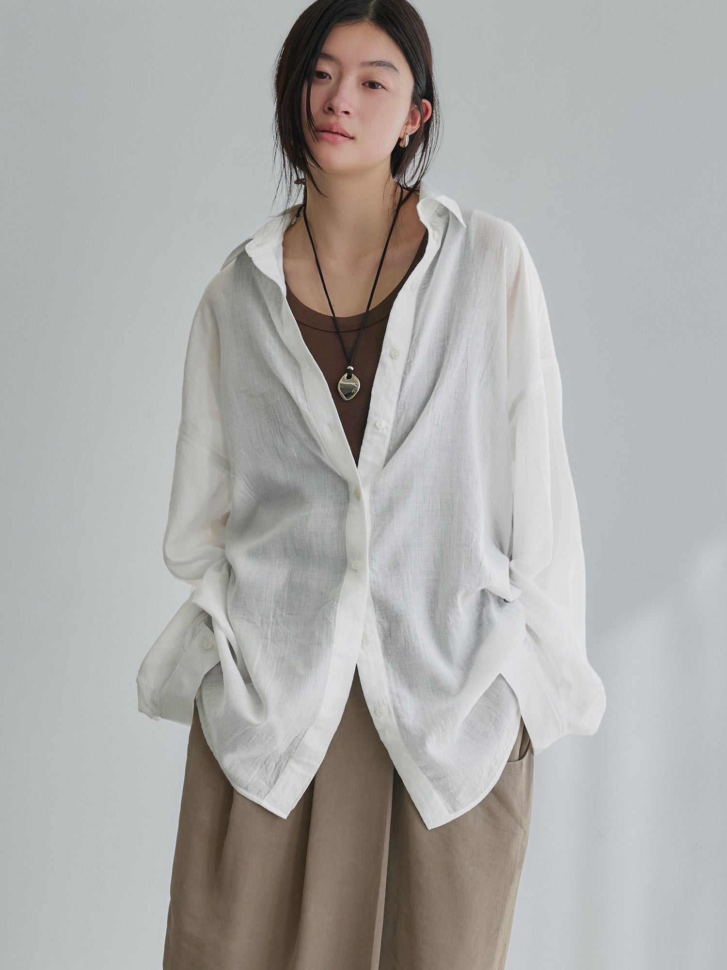crewre online store / ソフトガーゼシアーシャツ