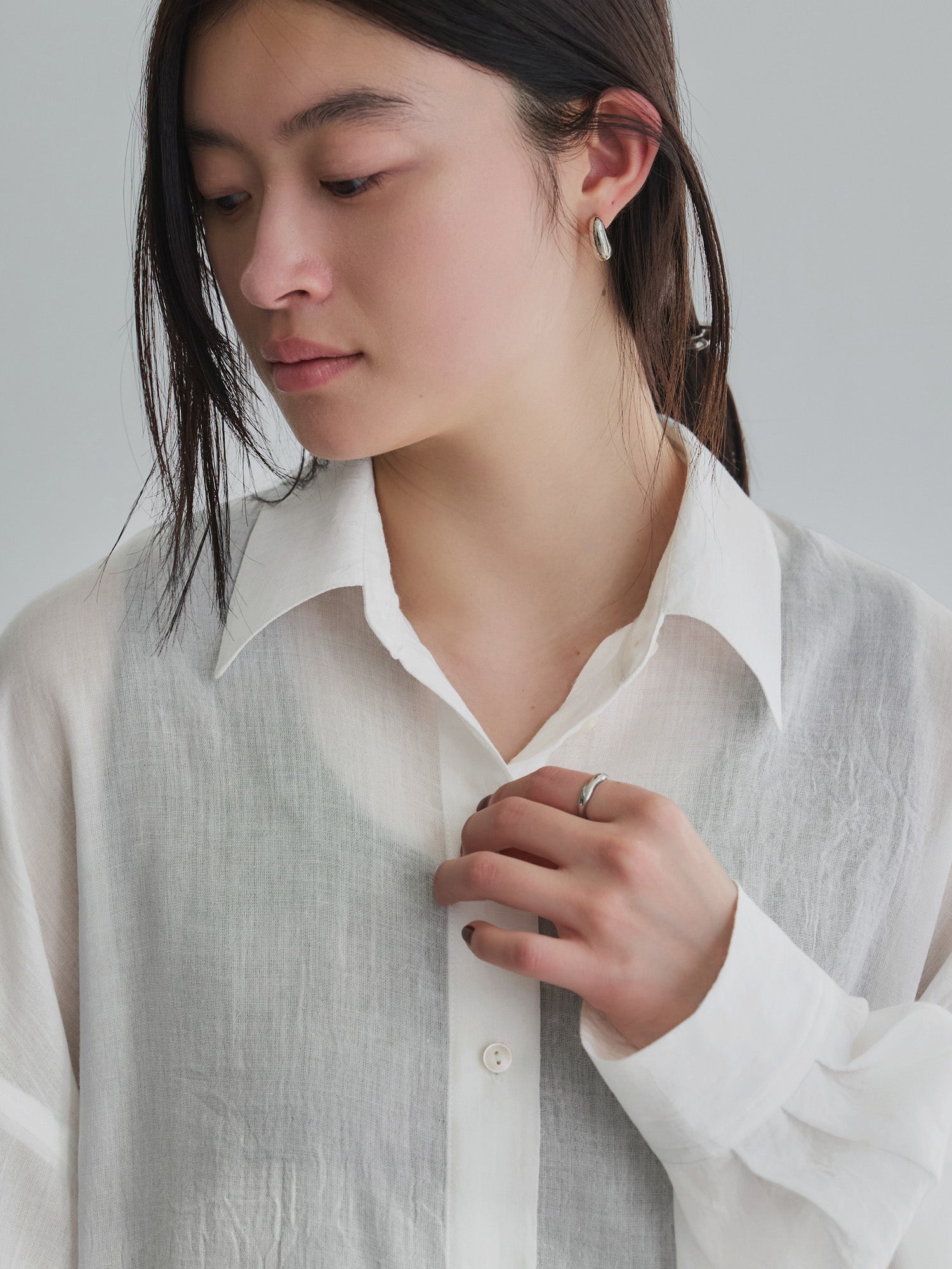 【crewre】ソフトガーゼシアーシャツ size3 crewre online store / ソフトガーゼシアーシャツ