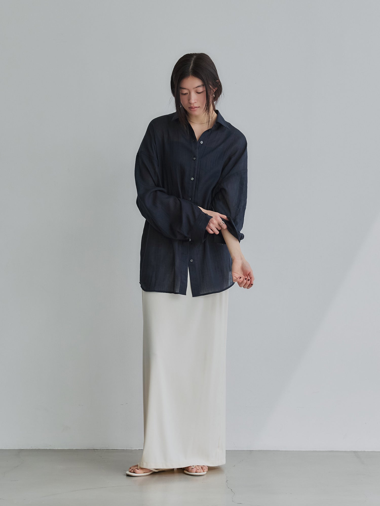 crewre online store / ソフトガーゼシアーシャツ