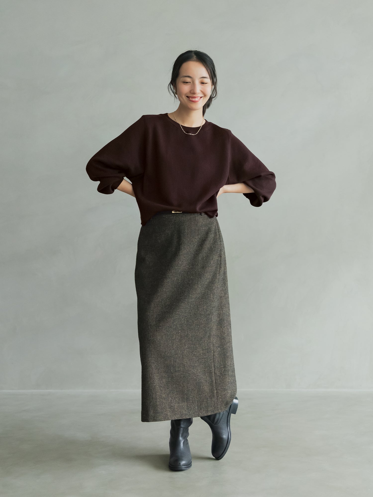 H167 B78 W60 H87 / 着用サイズ : size2