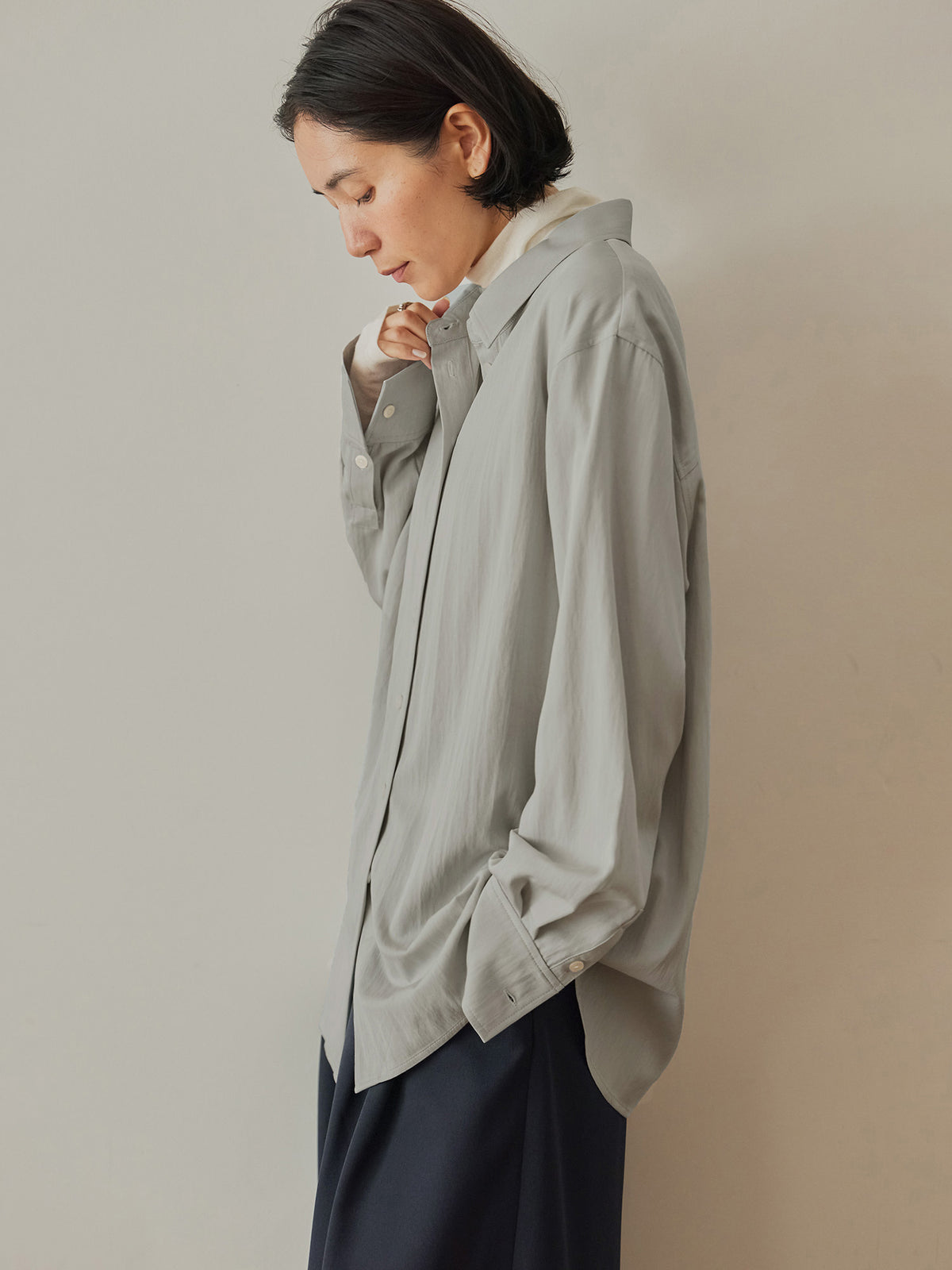 H163 B80 W62 H83<br>着用サイズ : size2 / カラー：mint gray
