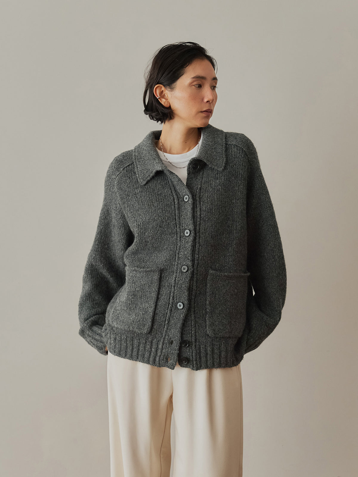 H163 B80 W62 H83<br>着用サイズ : size2 / カラー：gray