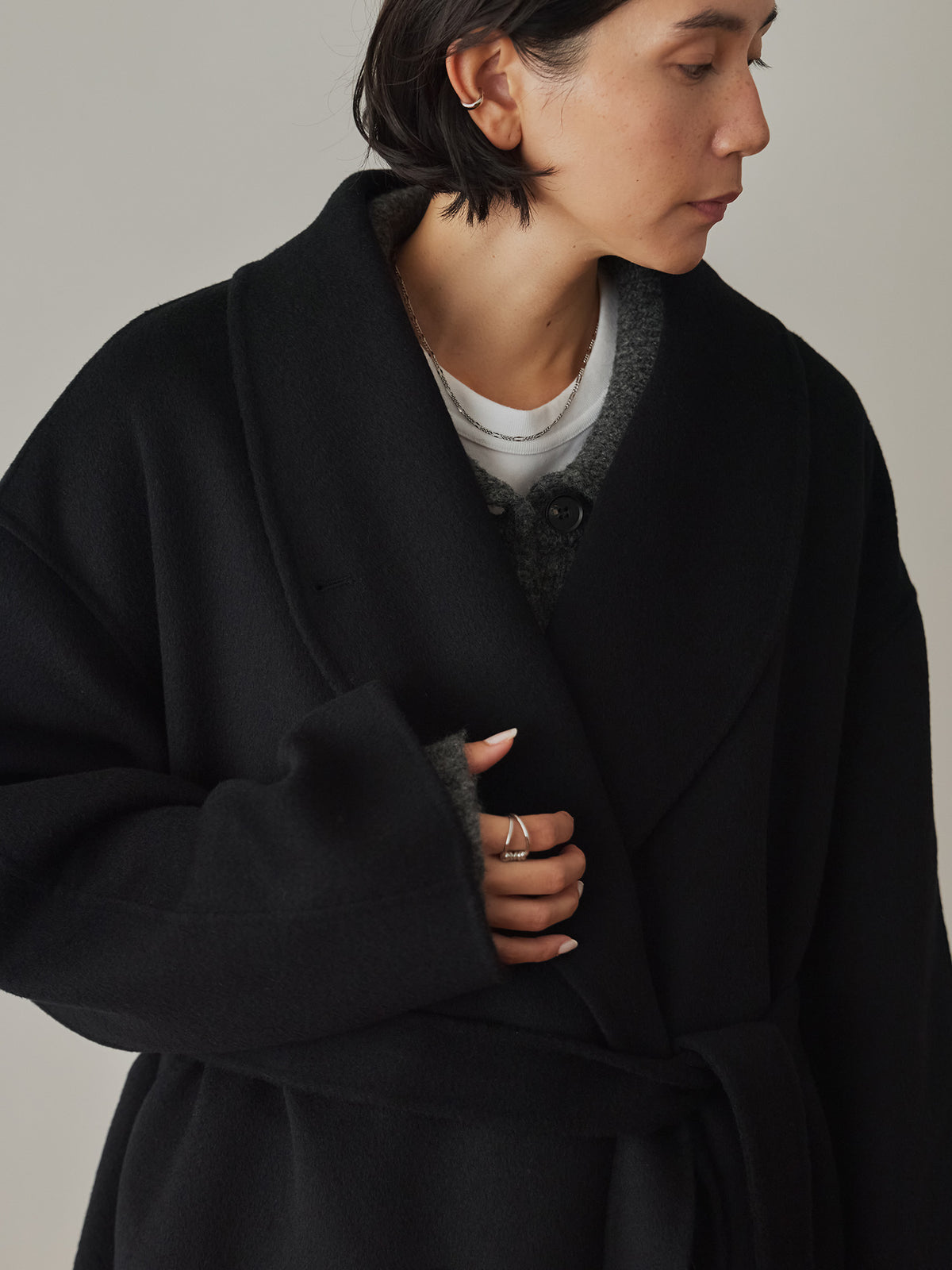 H163 B80 W62 H83<br>着用サイズ : size2 / カラー：black