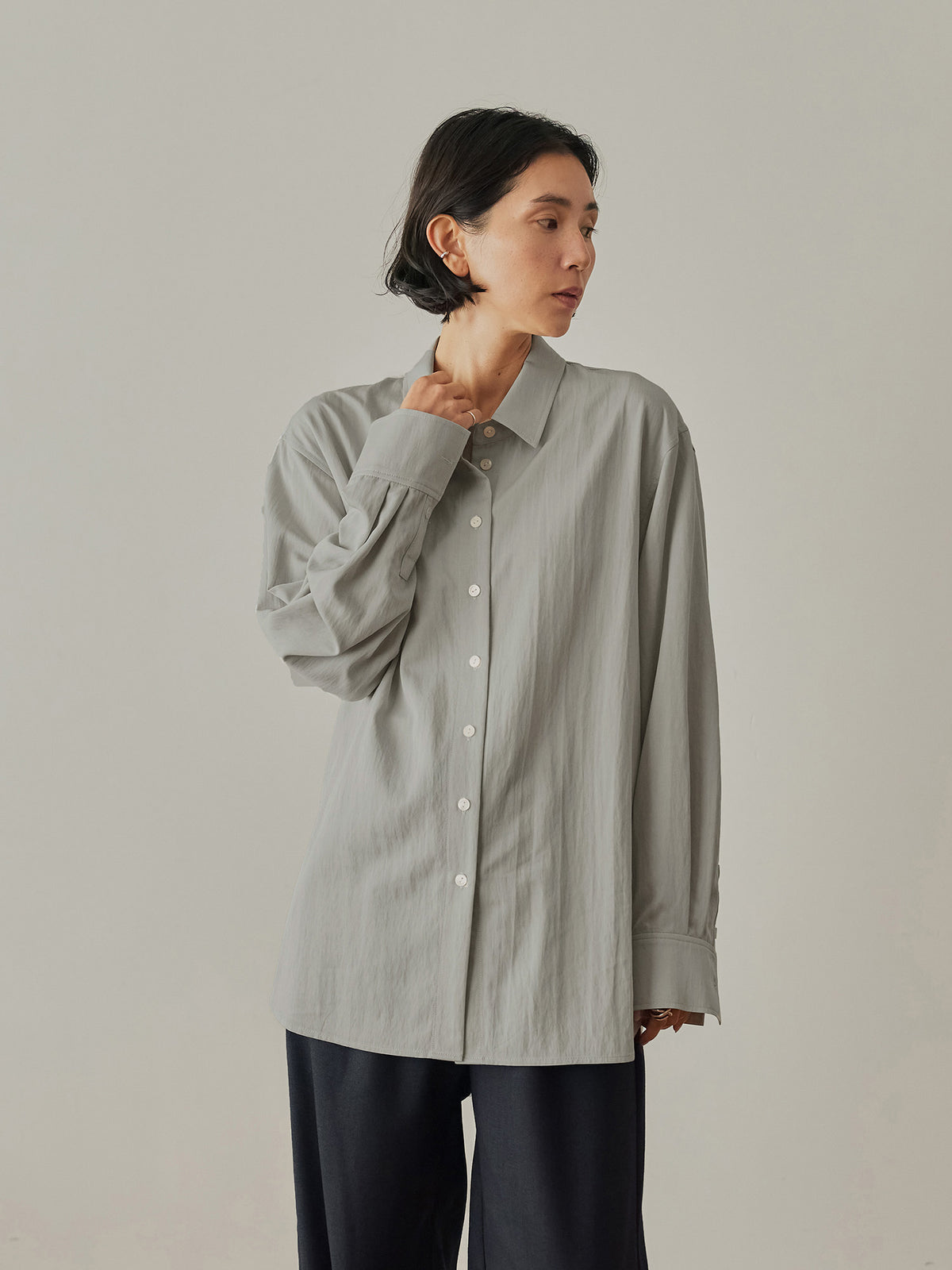 H163 B80 W62 H83<br>着用サイズ : size2 / カラー：mint gray
