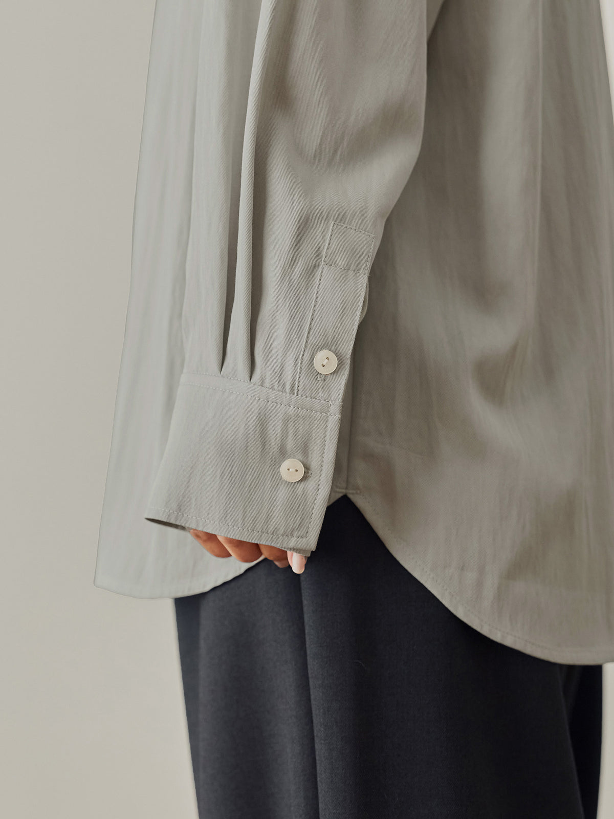 H163 B80 W62 H83<br>着用サイズ : size2 / カラー：mint gray
