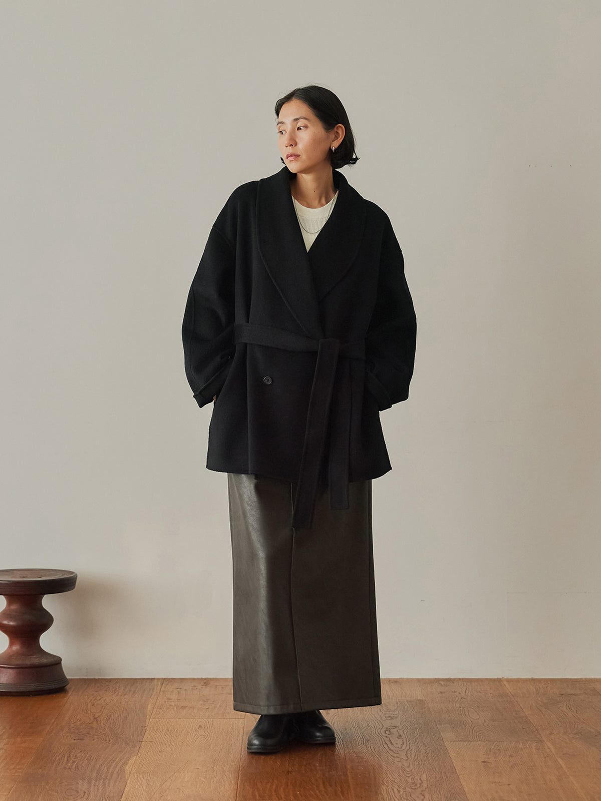 H163 B80 W62 H83<br>着用サイズ : size2 / カラー：black 