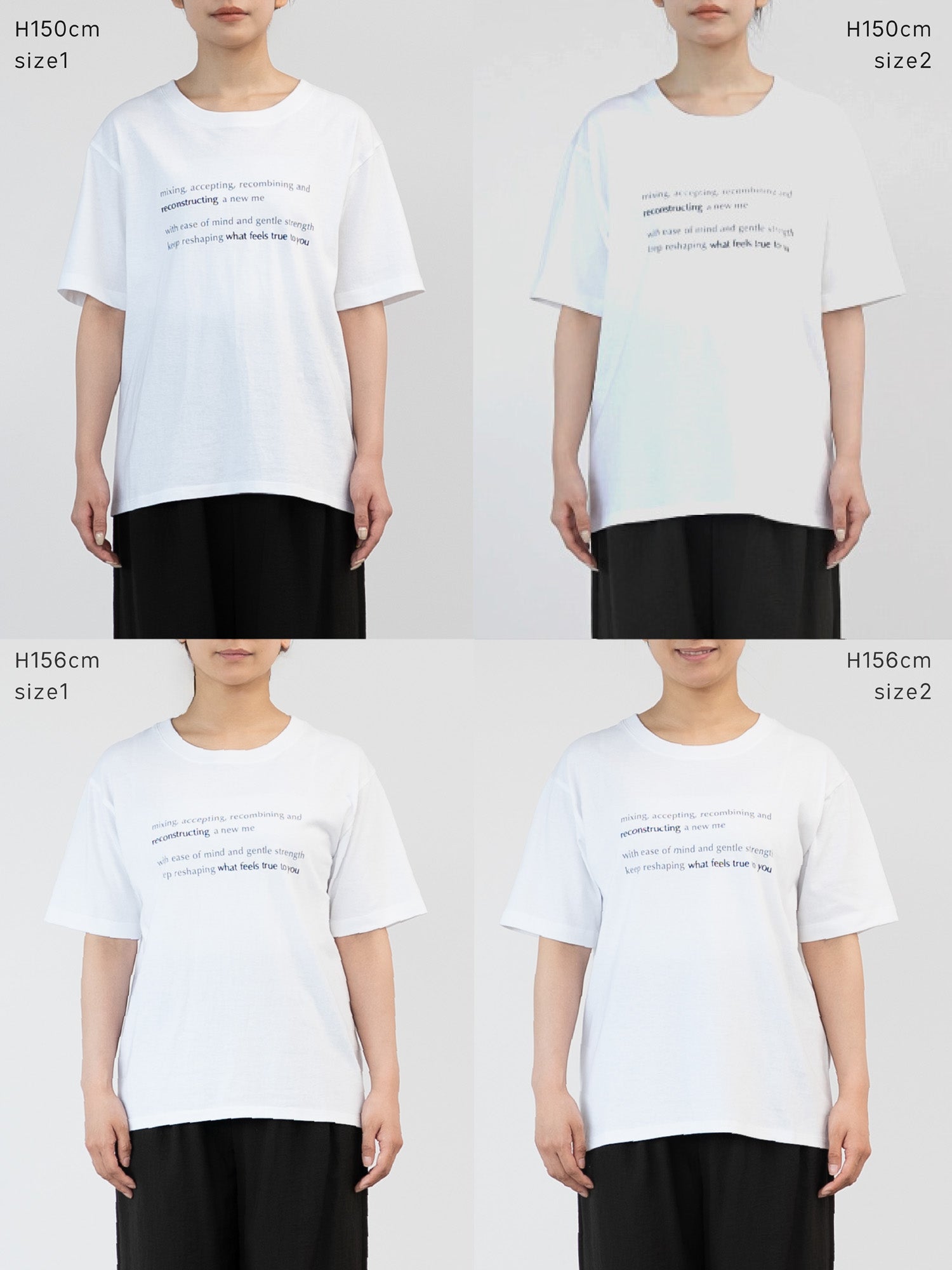 re:construct デザインTシャツ